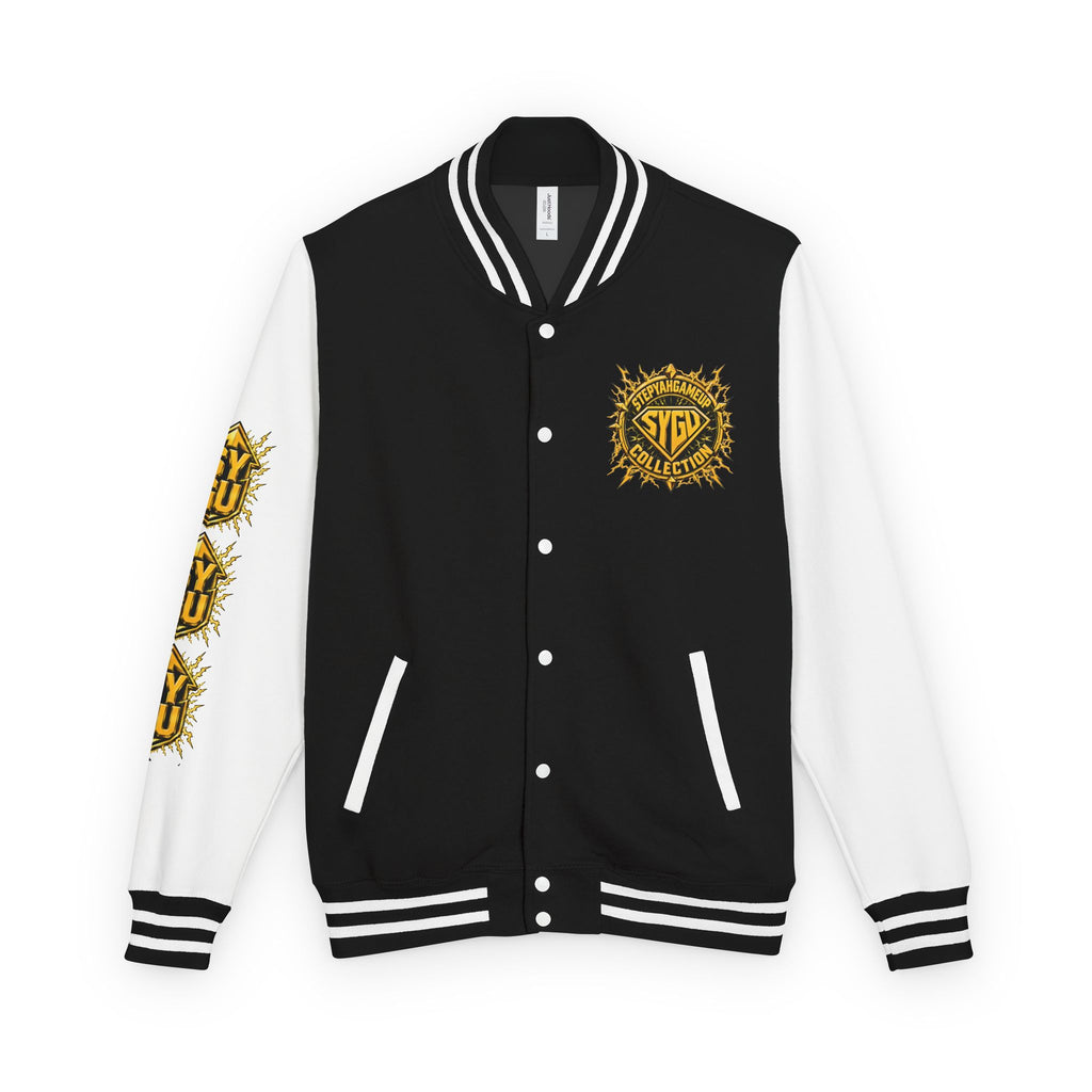 StepYahGameUp — Game On!!!! | Unisex Letterman Jacket