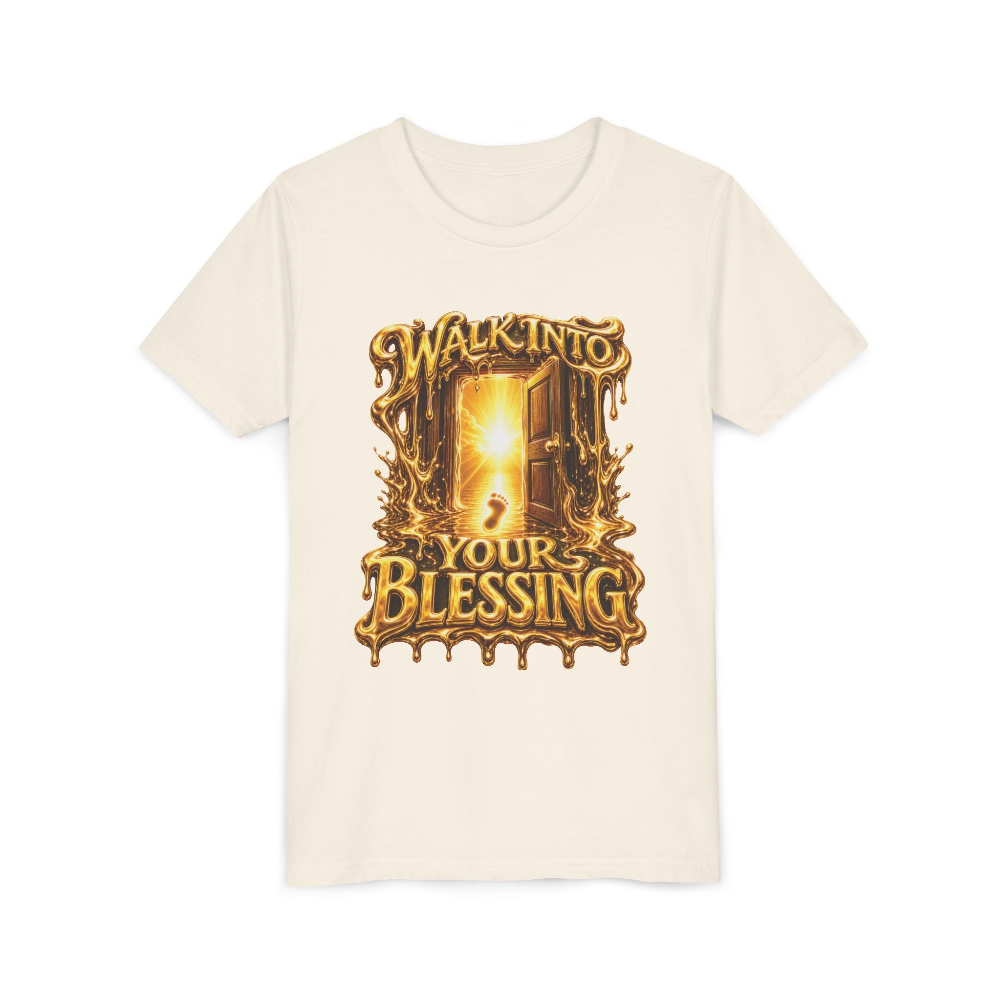 Walk By Faith ✝️ — Walk Into Your Blessing | Unisex Youth Tee