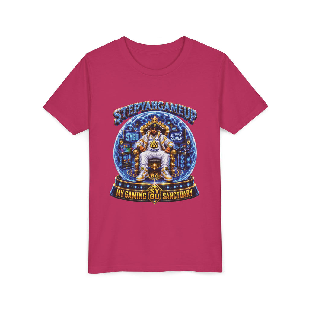 StepYahGameUp — My Gaming Sanctuary | Unisex Youth Tee