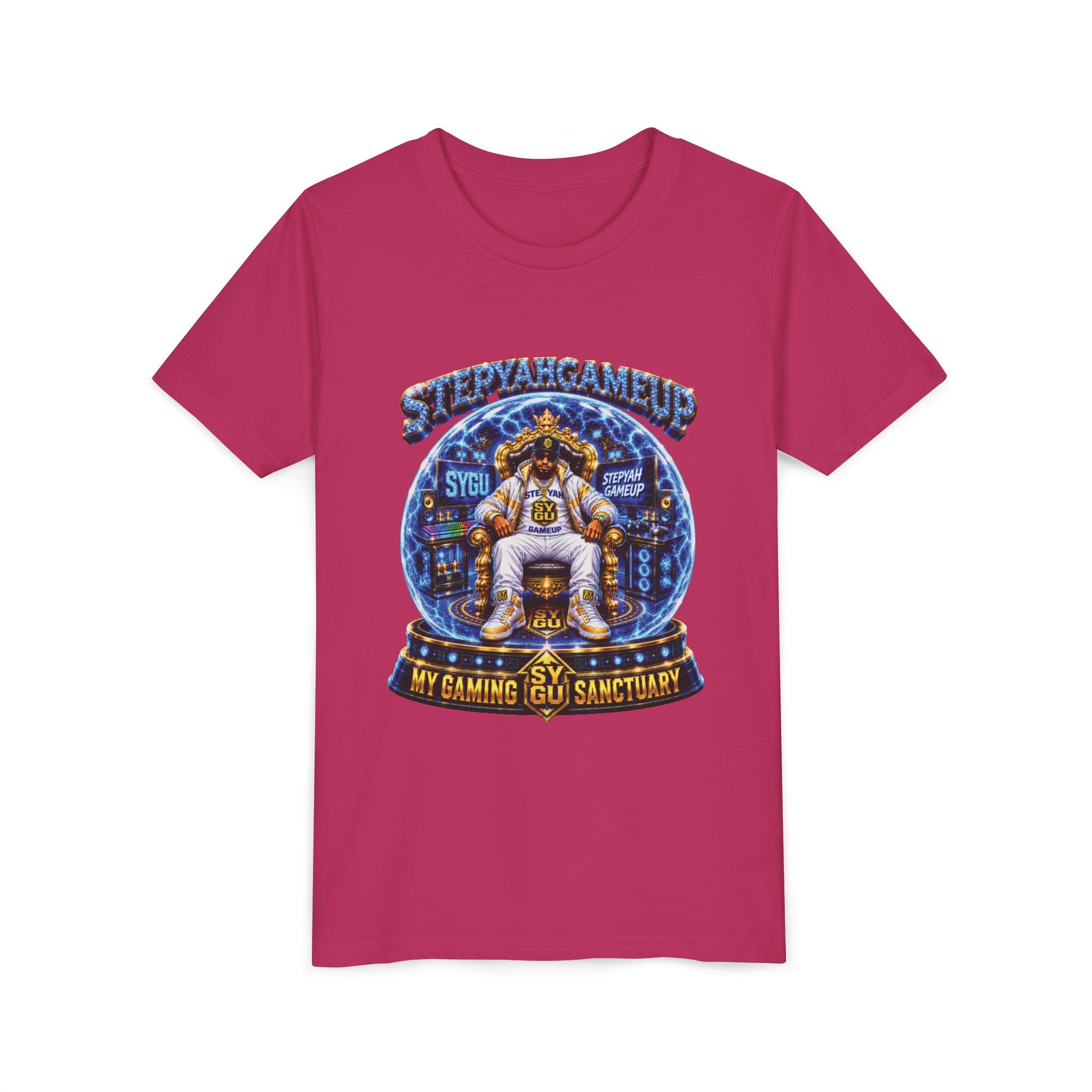 StepYahGameUp — My Gaming Sanctuary | Unisex Youth Tee