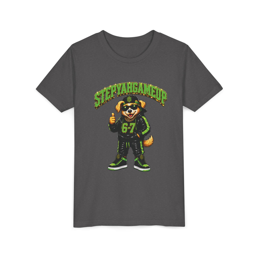 StepYahGameUp — SYGU Dog | 6-7 Green Edition | Unisex Youth Tee