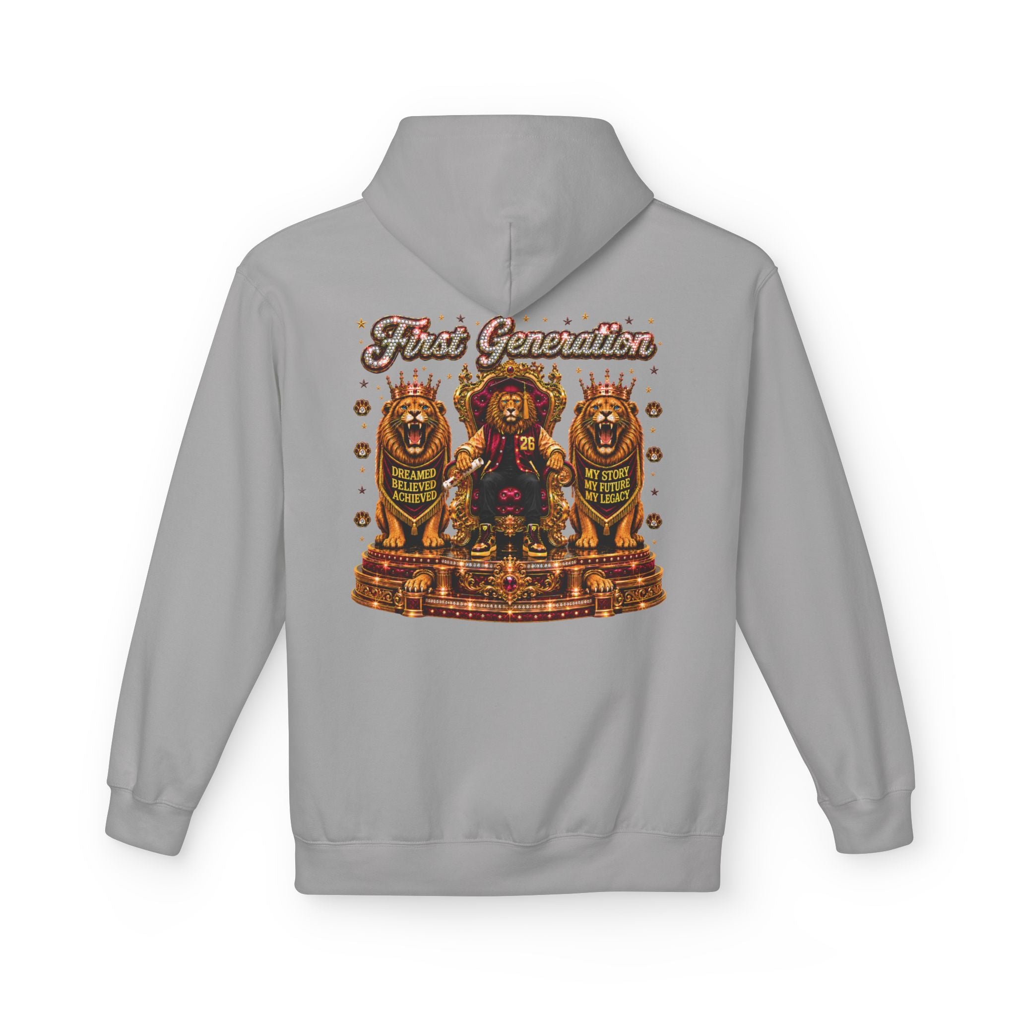 The King Miko Unisex   Hoodie — Class of 2026 | First Generation Graduate
