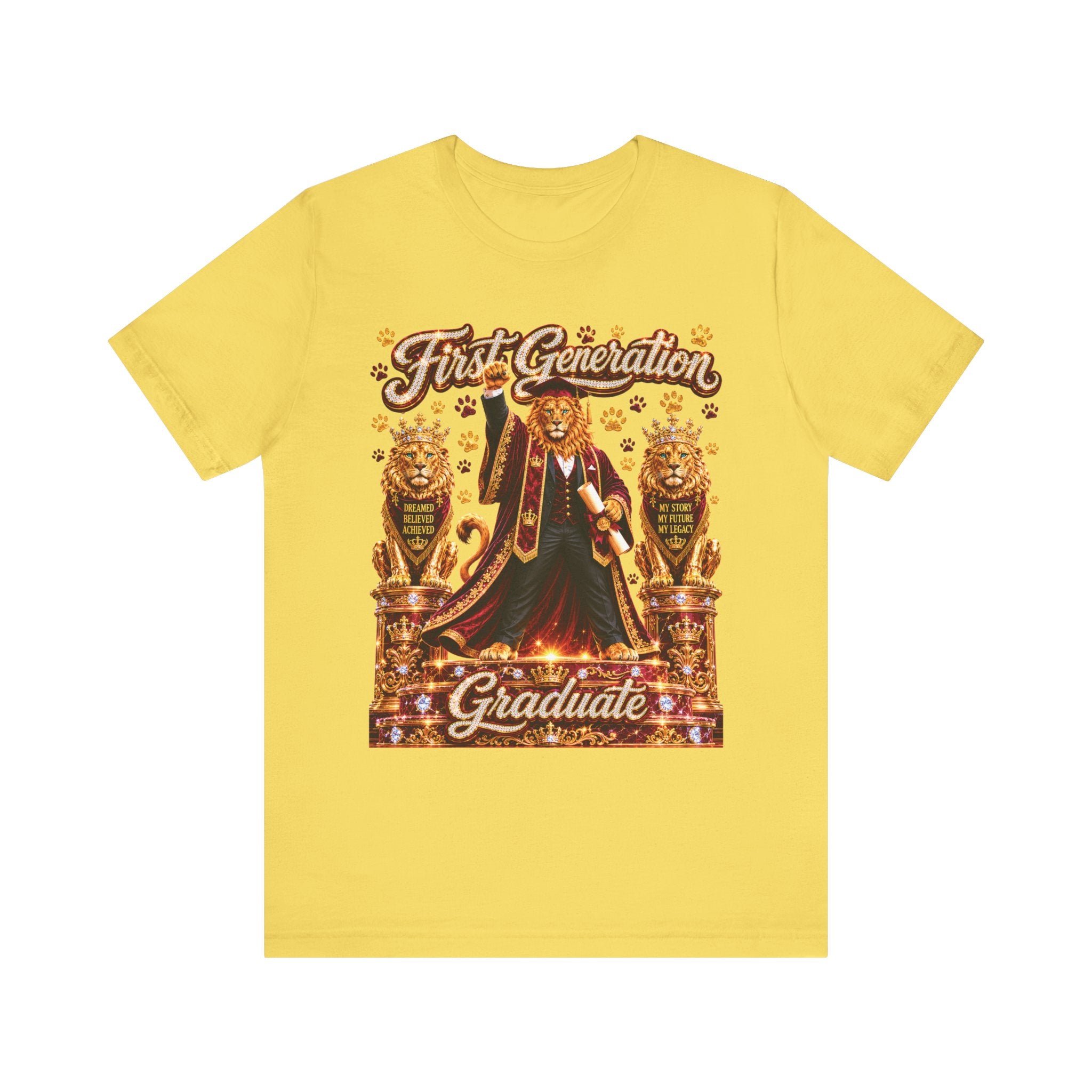 The King Miko Unisex Tee — First Generation Graduate