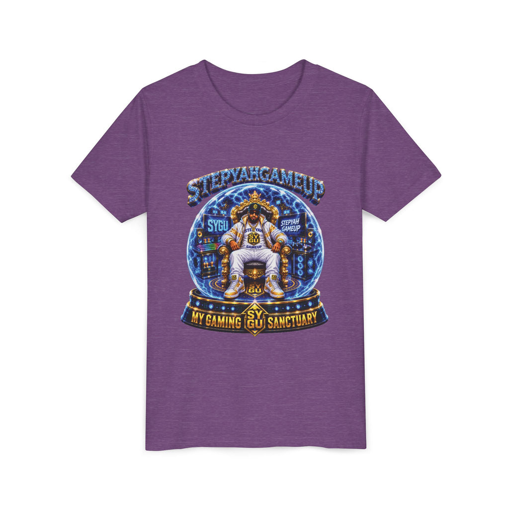 StepYahGameUp — My Gaming Sanctuary | Unisex Youth Tee