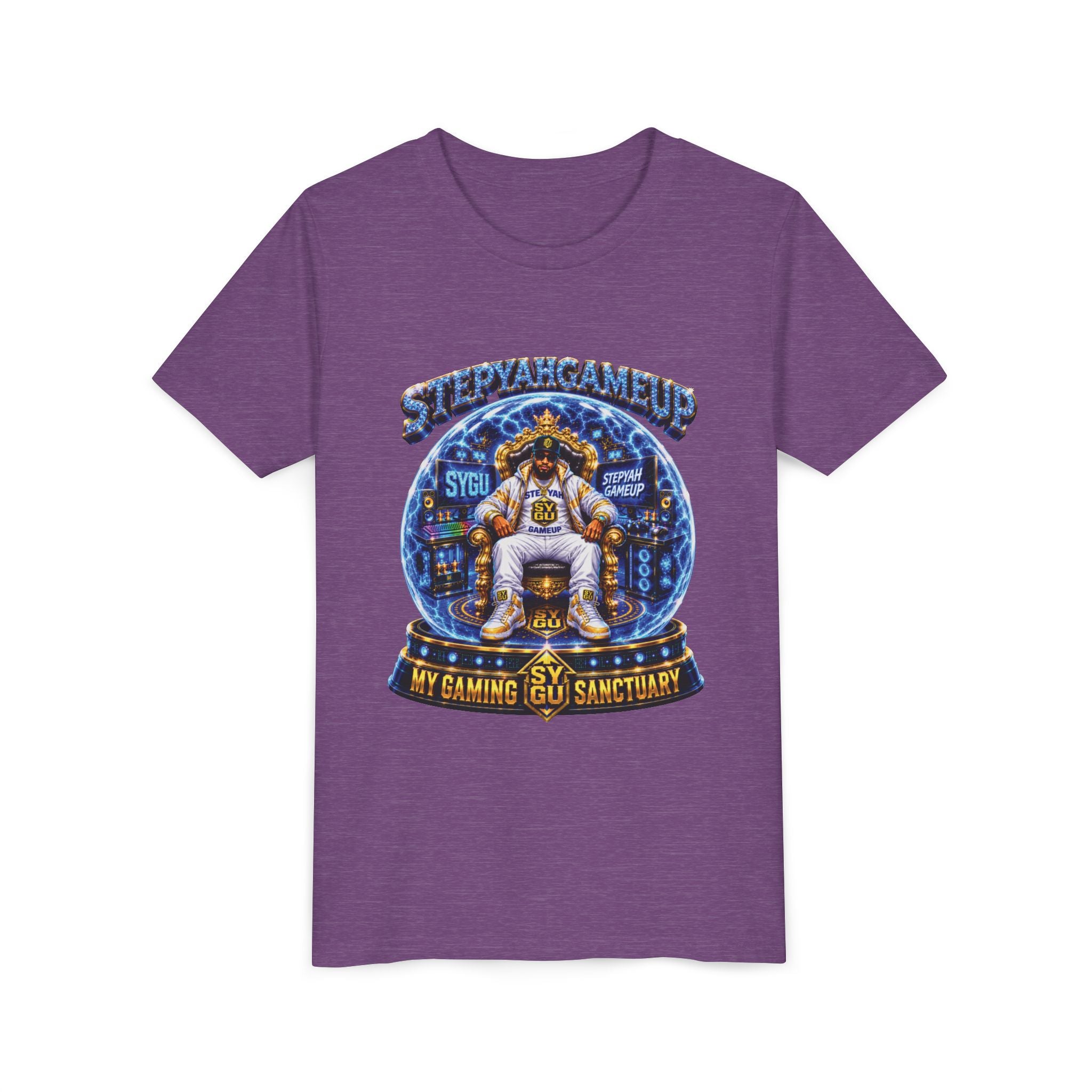 StepYahGameUp — My Gaming Sanctuary | Unisex Youth Tee