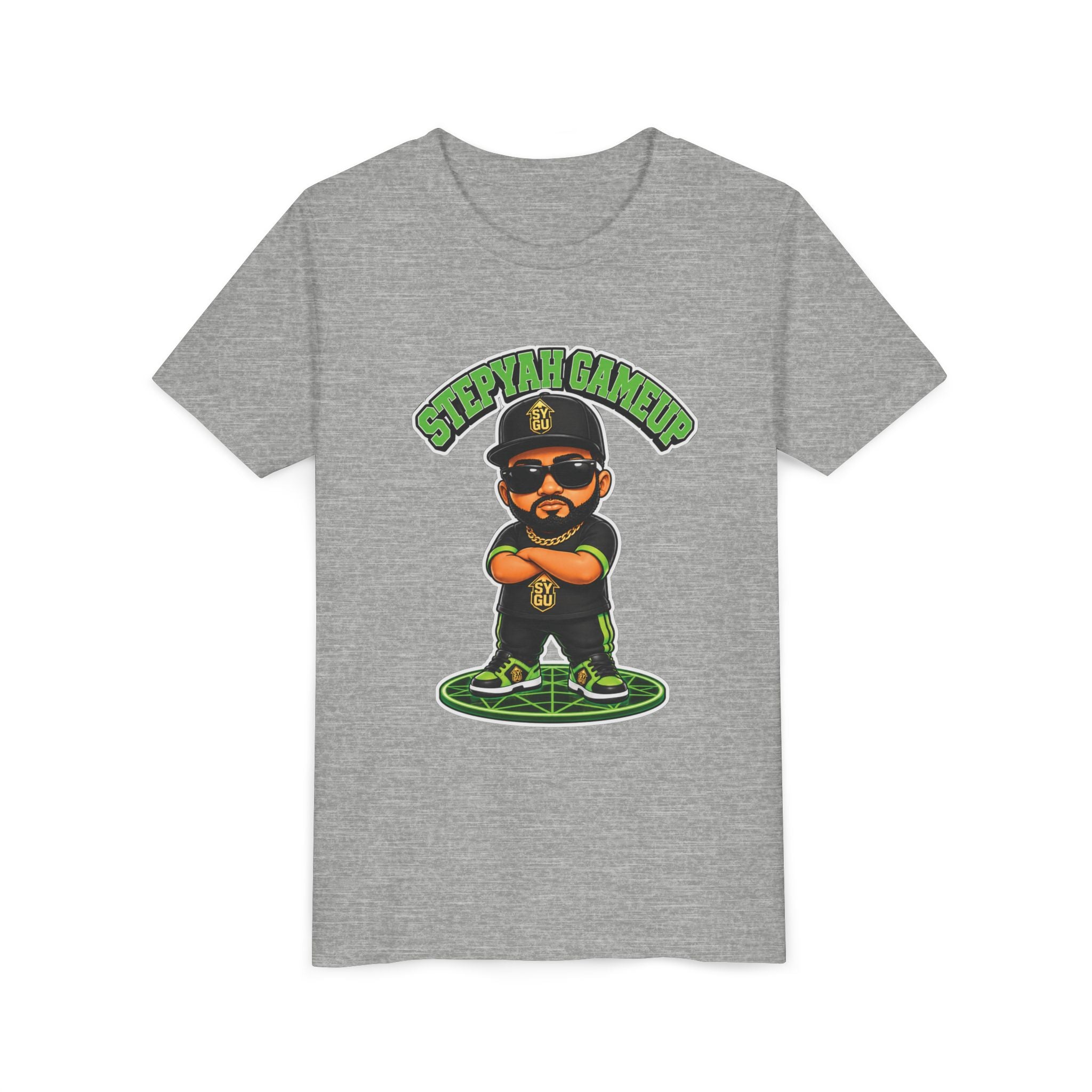 StepYahGameUp — Stumble Step Green Edition | Youth Tee