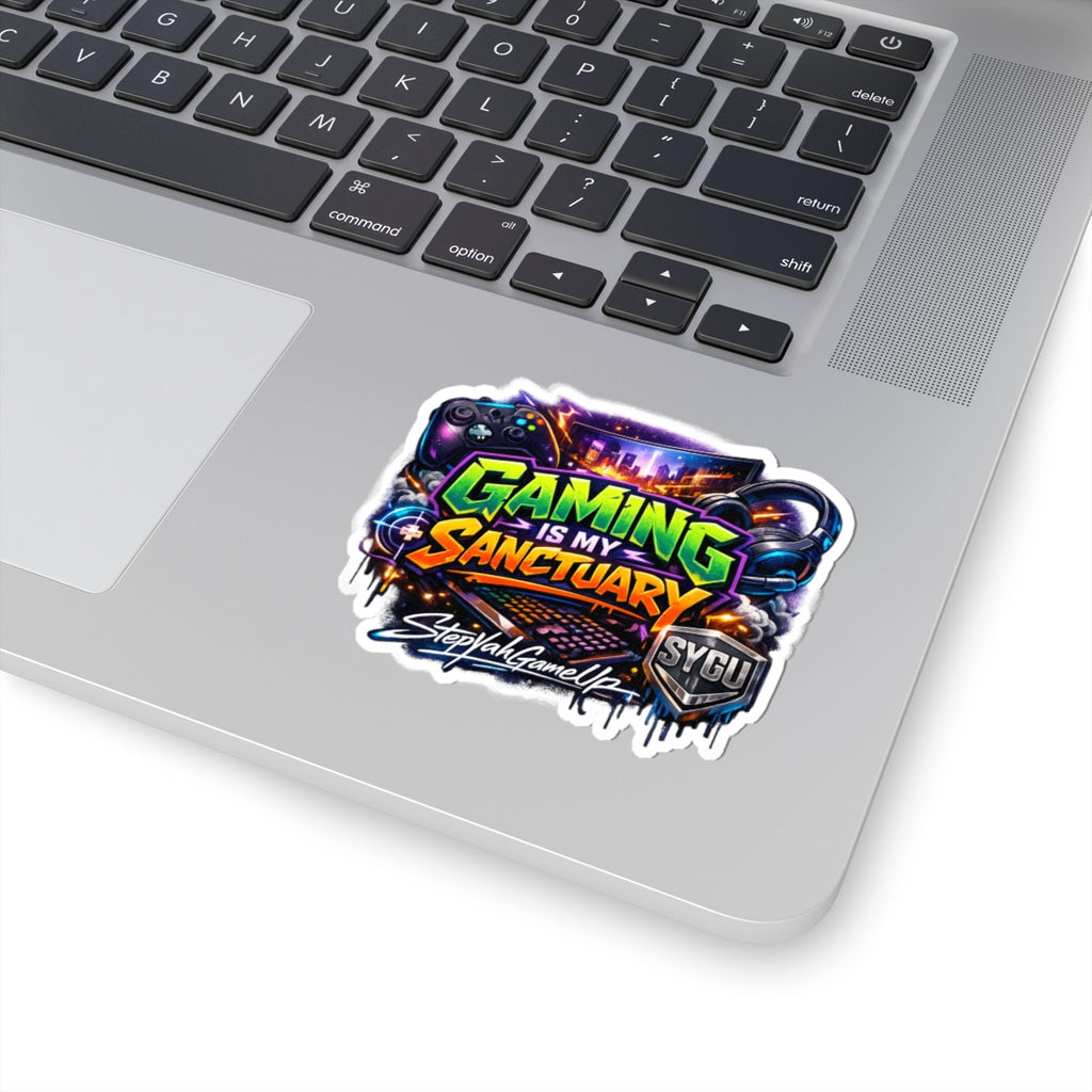 🎮 Gaming Is My Sanctuary | Kiss-Cut Sticker
