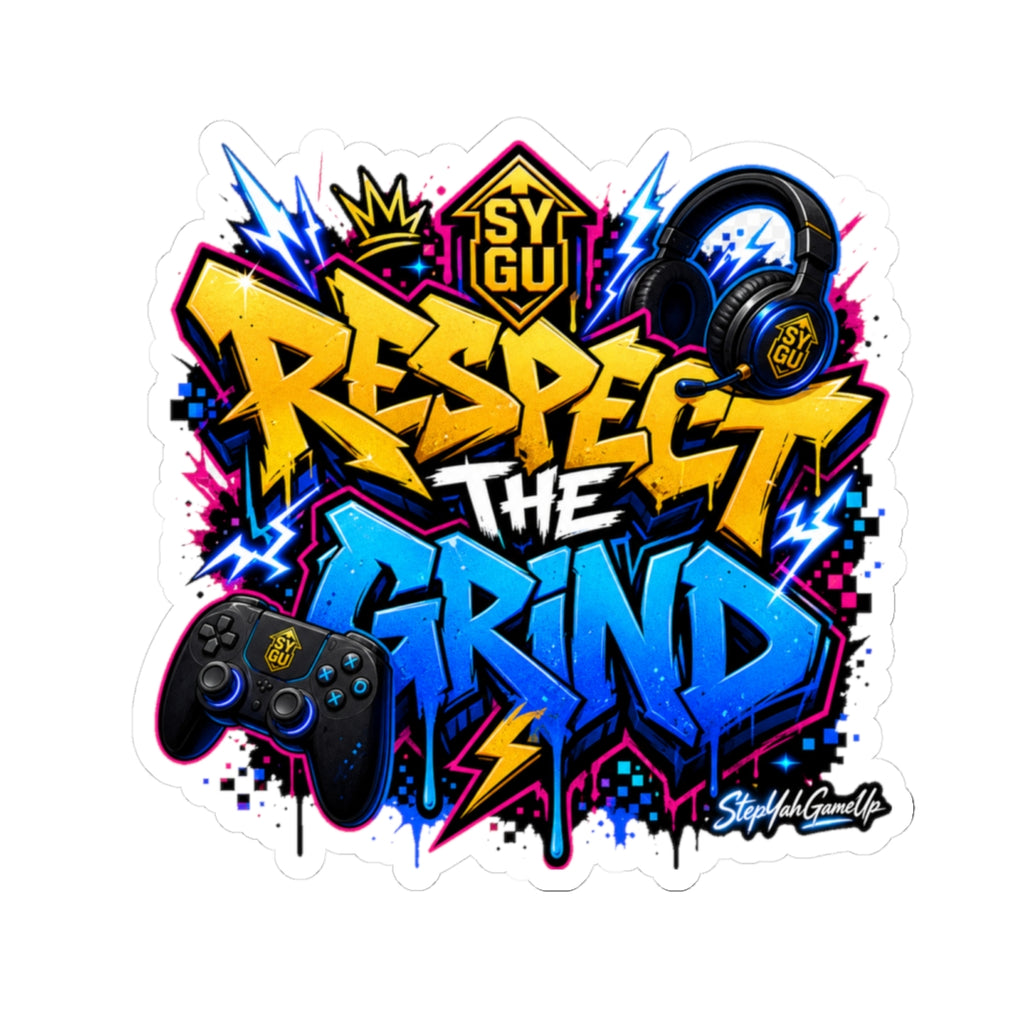 💪 Respect The Grind | Kiss-Cut Sticker