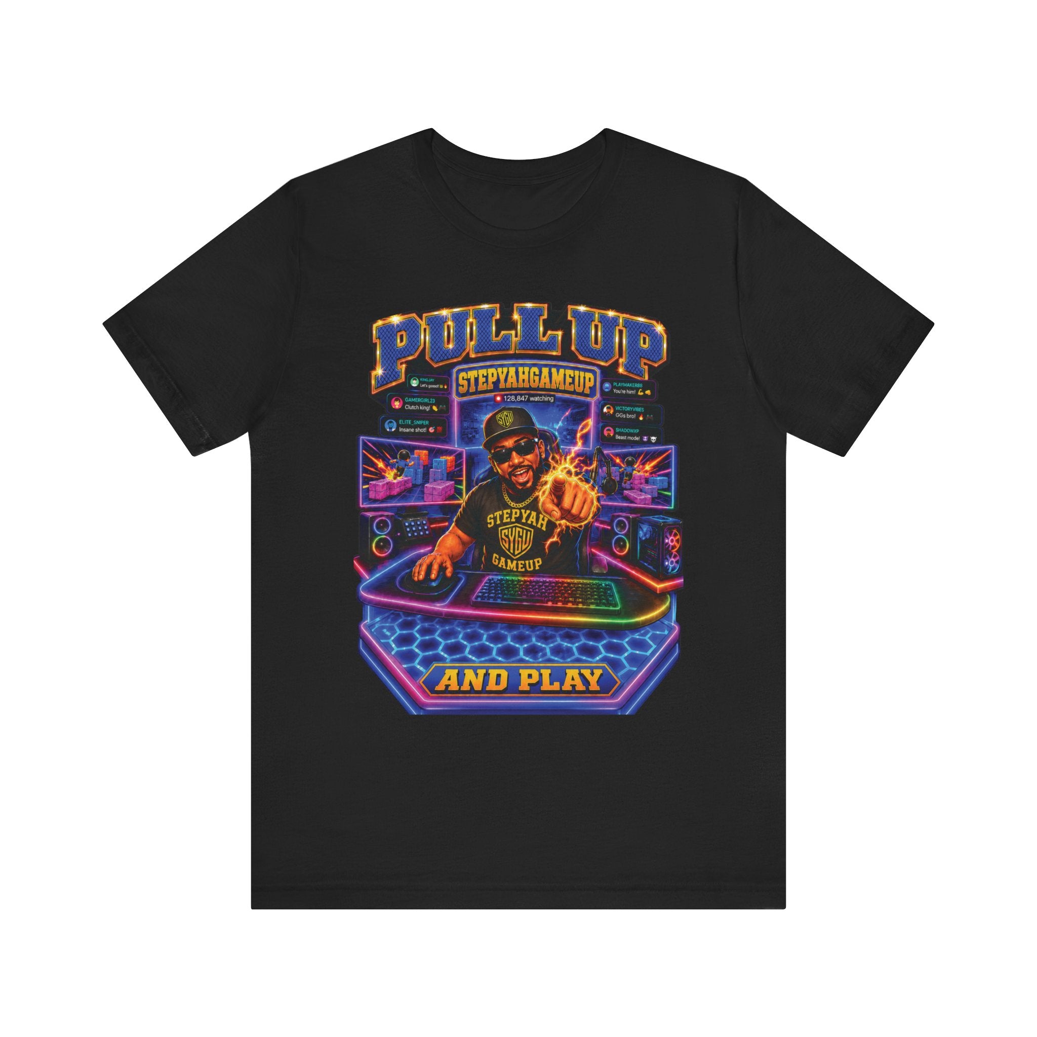 StepYahGameUp — Pull Up and Play | Unisex Tee