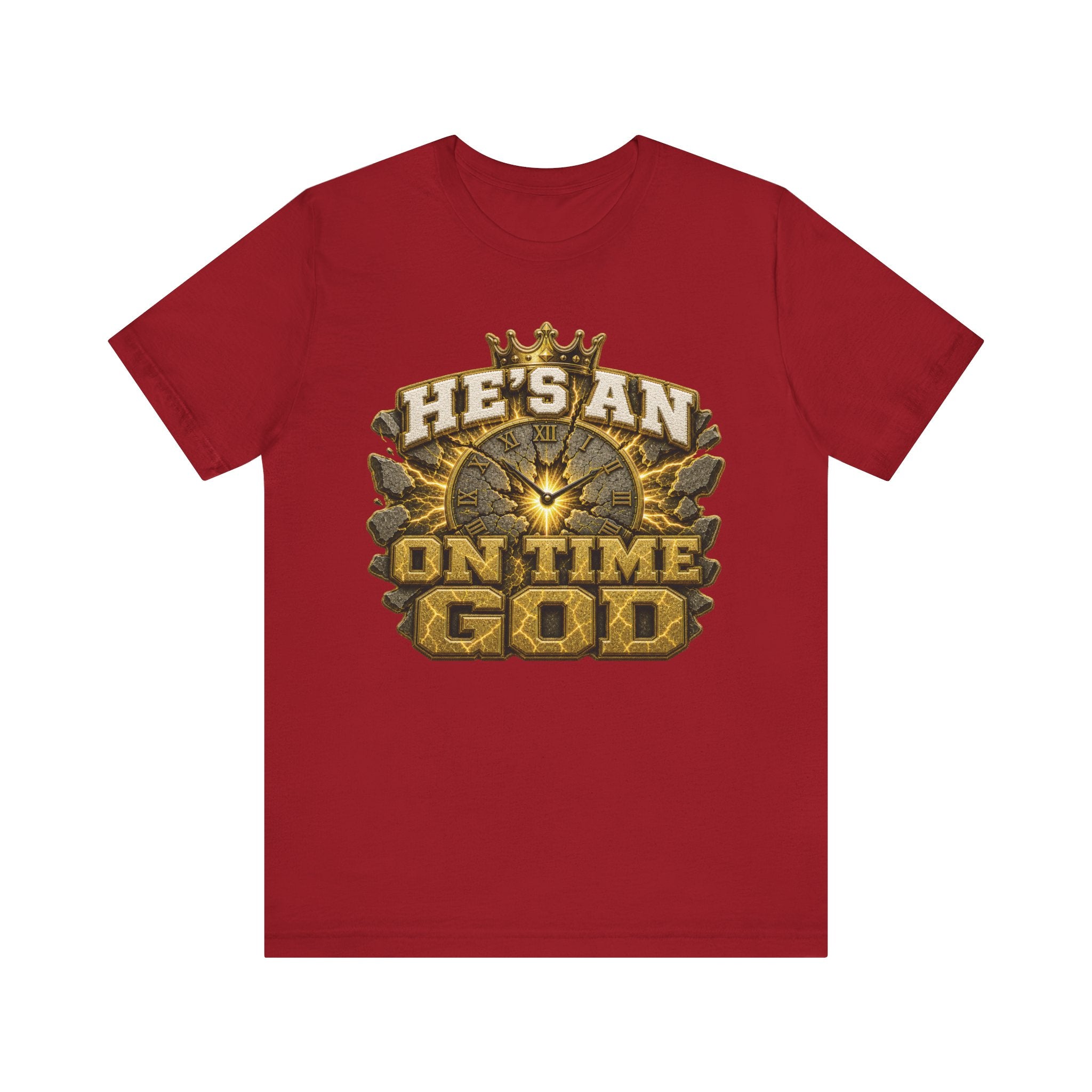 Walk By Faith ✝️ — He's An On Time God | Unisex Tee