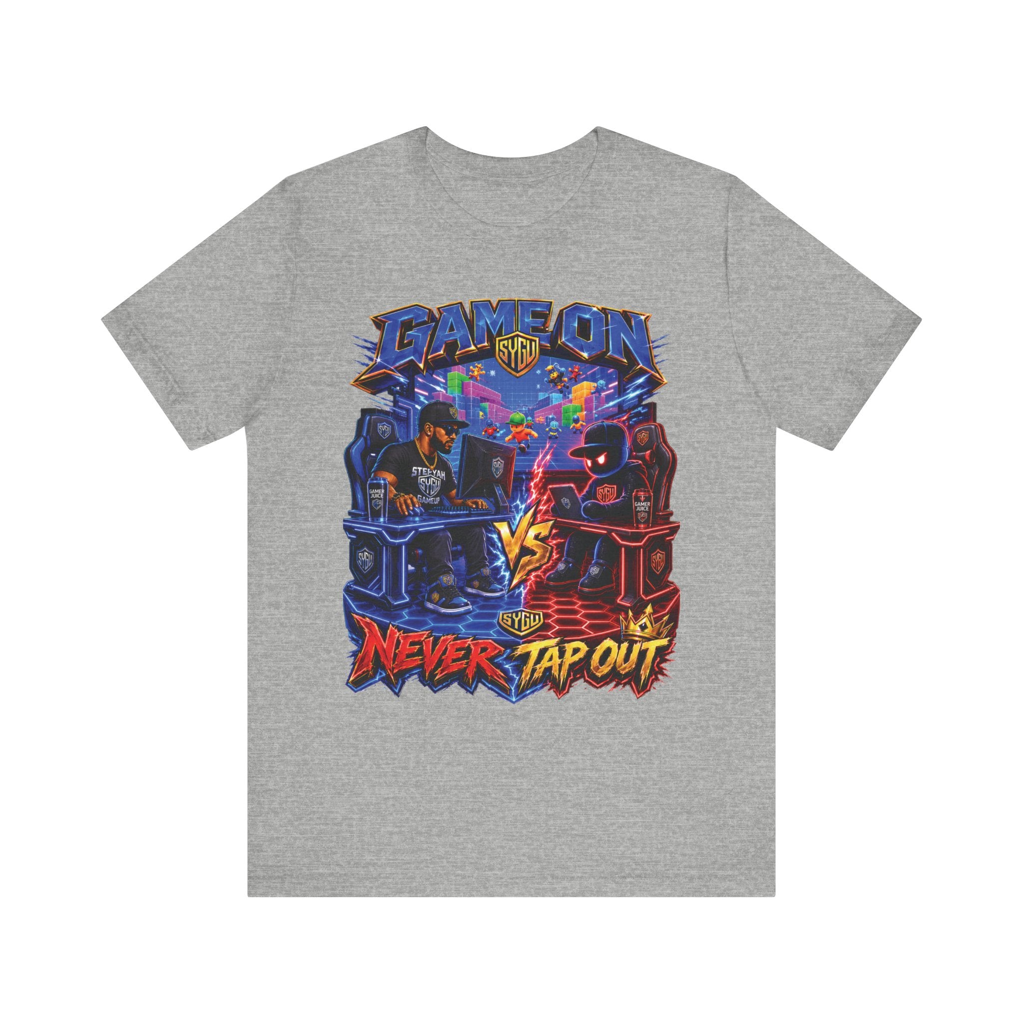 StepYahGameUp — Game On Never Tap Out | Unisex Tee