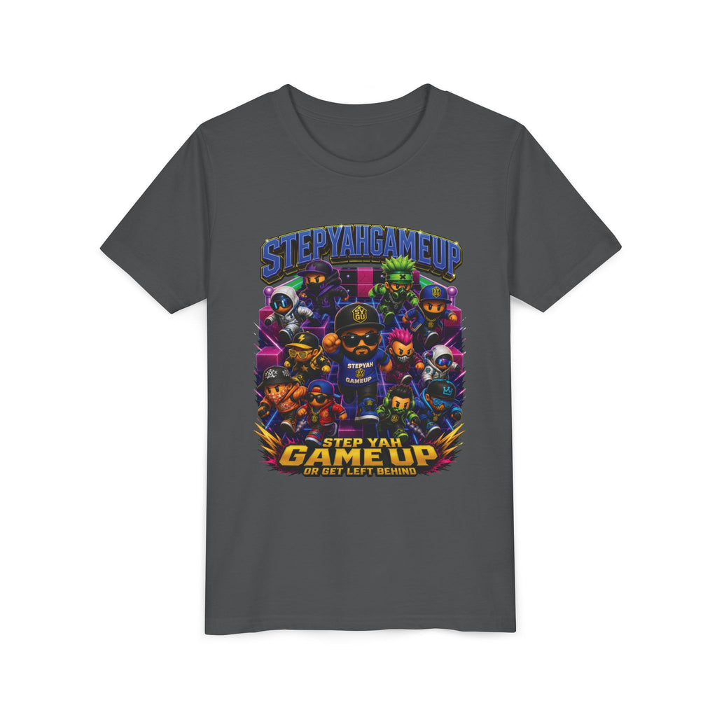 StepYahGameUp — Step Yah Game Up Or Get Left Behind | Unisex Youth Tee