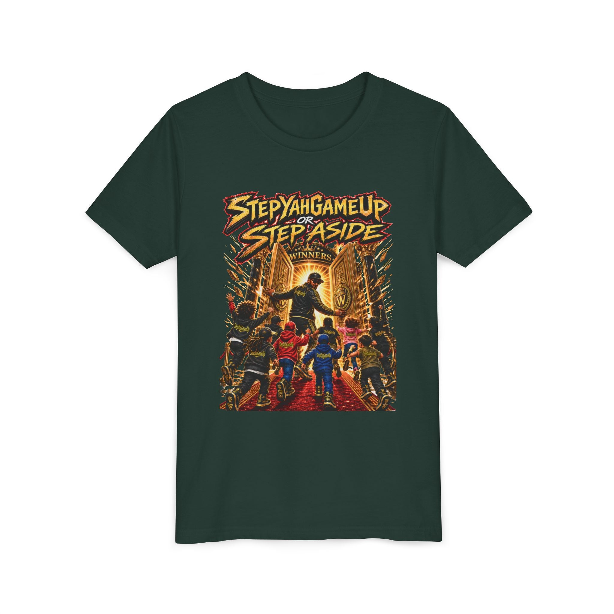 StepYahGameUp or Step Aside — Youth Tee