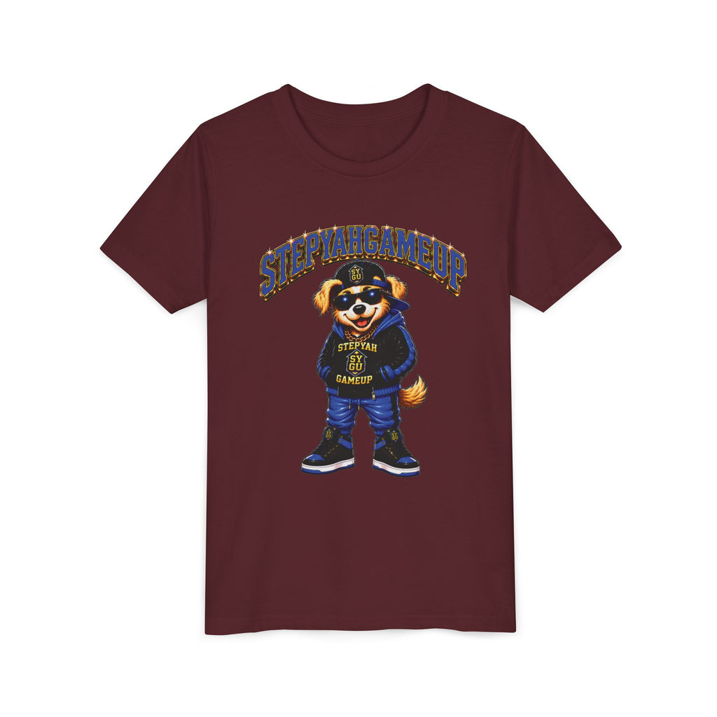StepYahGameUp — SYGU Dog | Blue Edition | Unisex Youth Tee