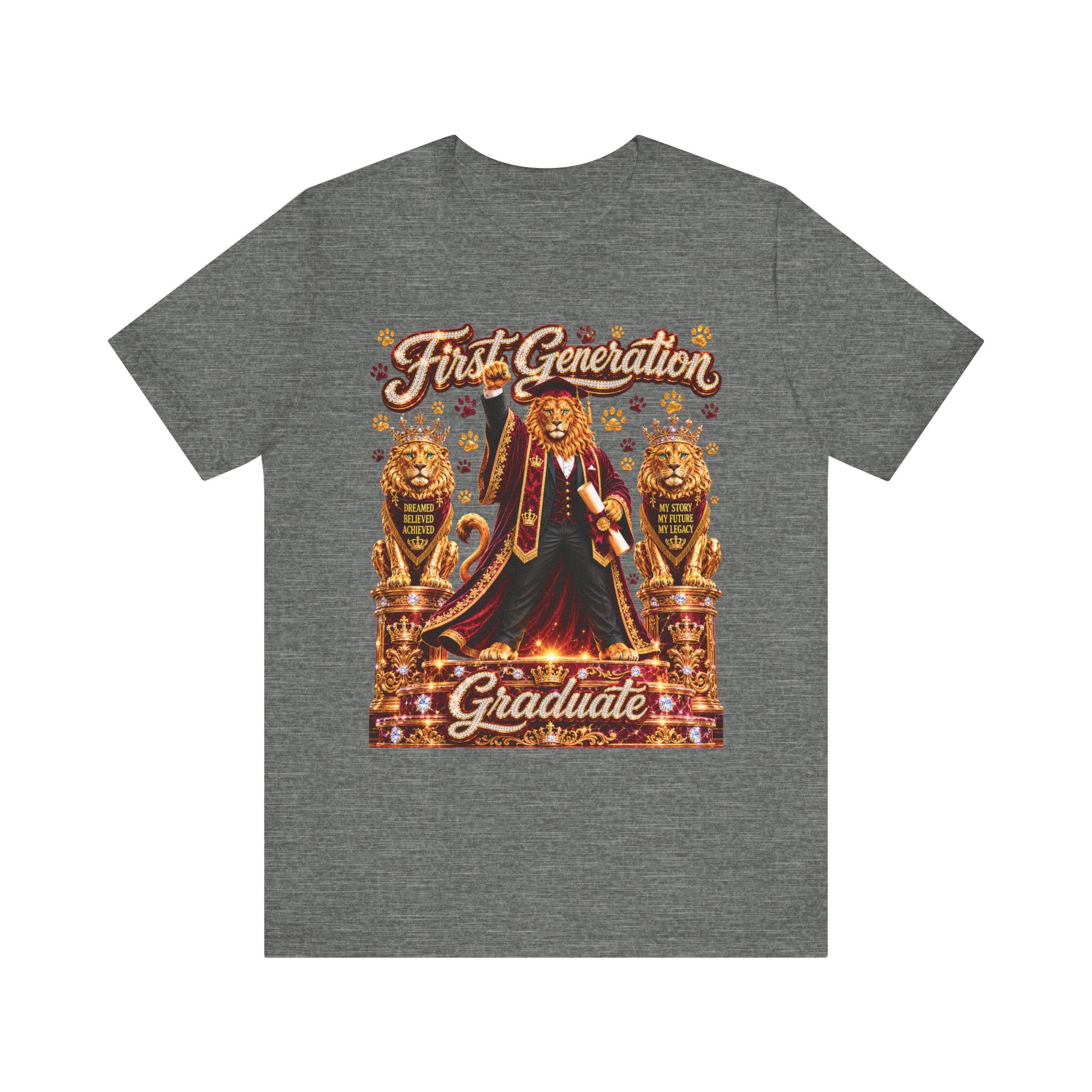 The King Miko Unisex Tee — First Generation Graduate