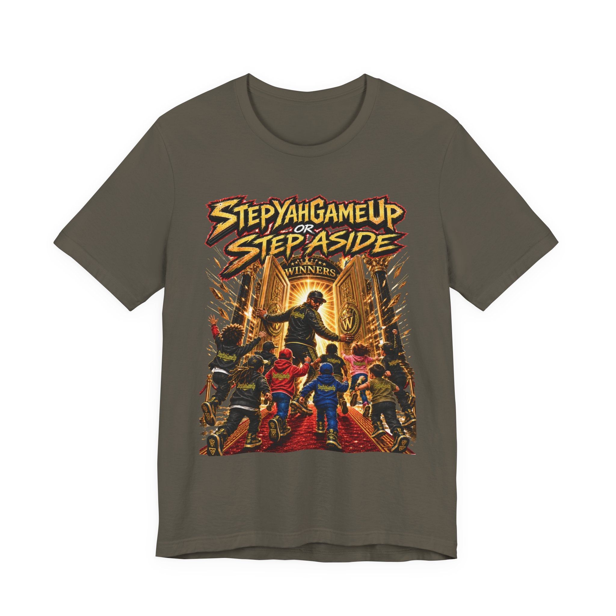 StepYahGameUp or Step Aside — Unisex Tee