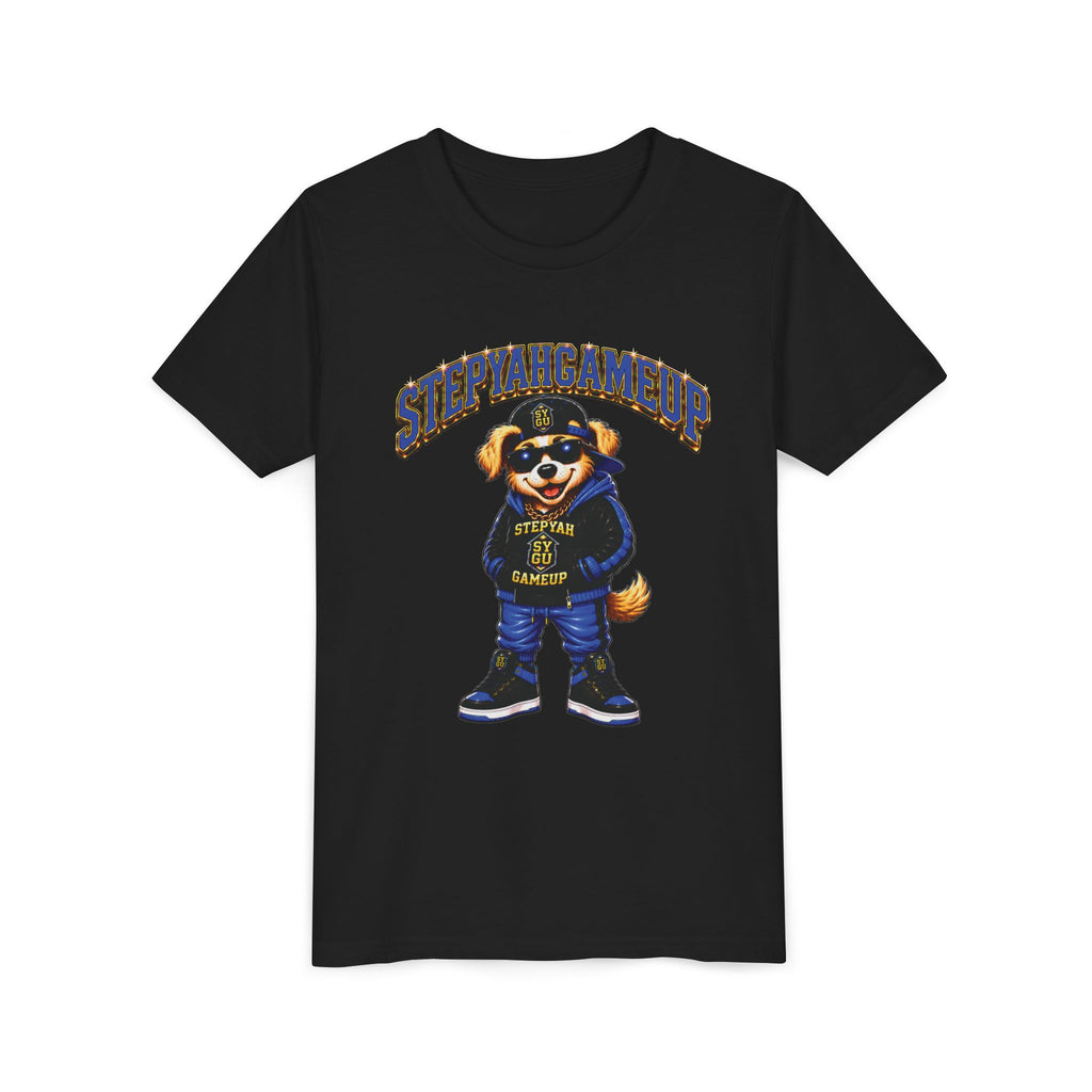 StepYahGameUp — SYGU Dog | Blue Edition | Unisex Youth Tee