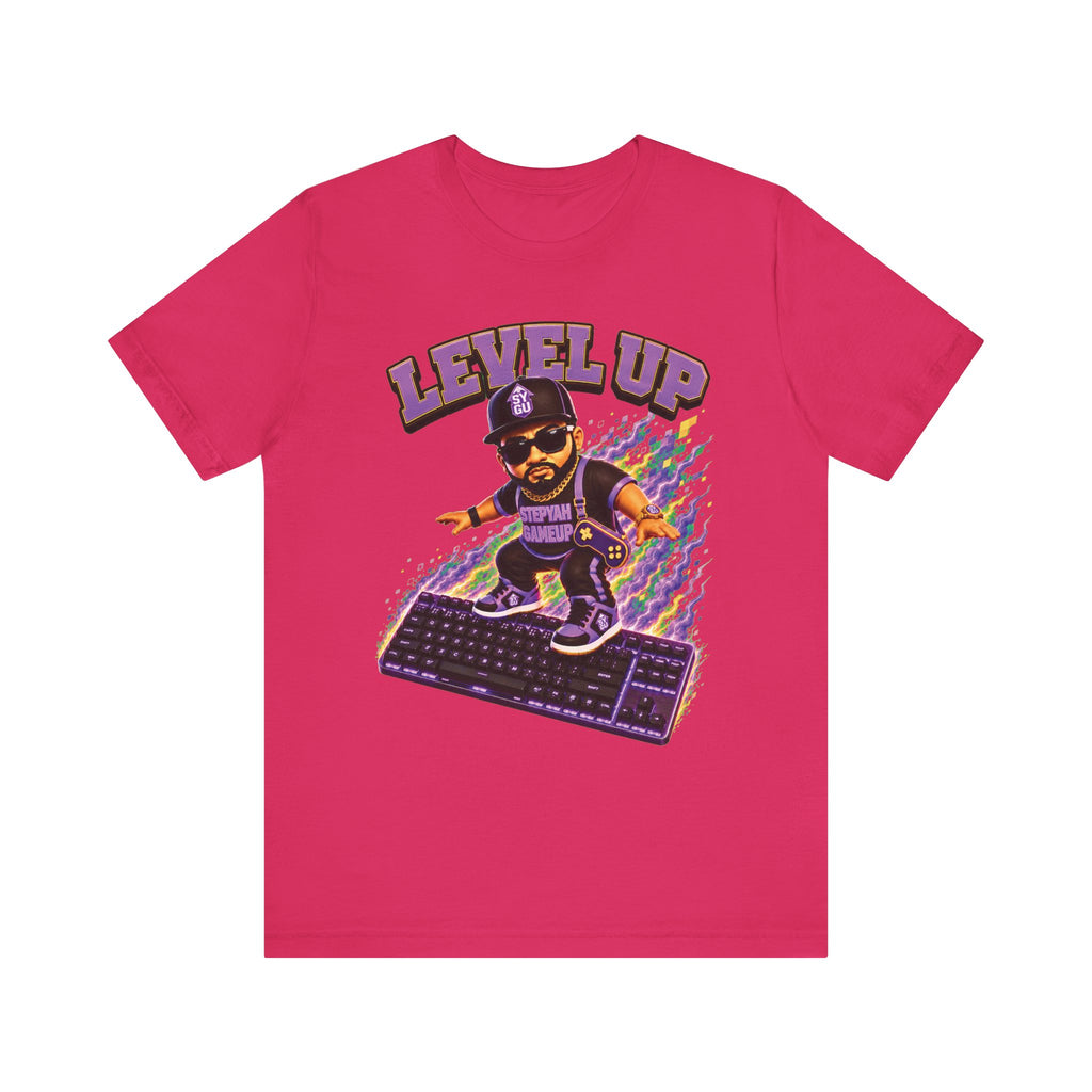 StepYahGameUp — Level Up | Keyboard Rider | Unisex Tee