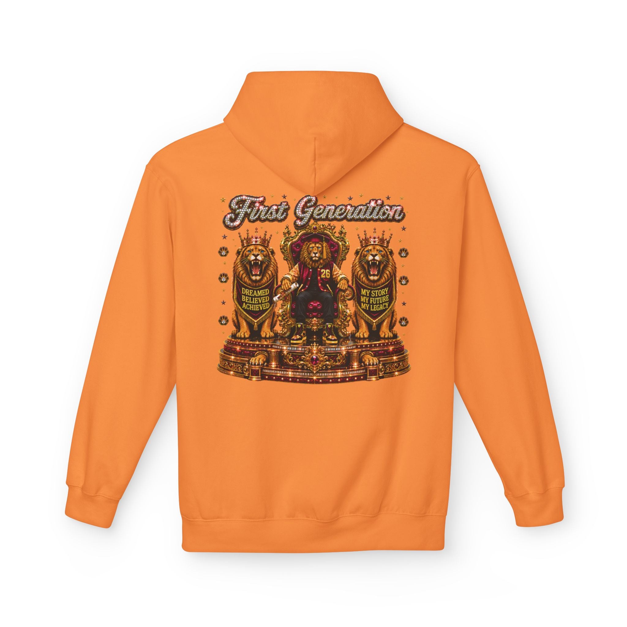 The King Miko Unisex   Hoodie — Class of 2026 | First Generation Graduate