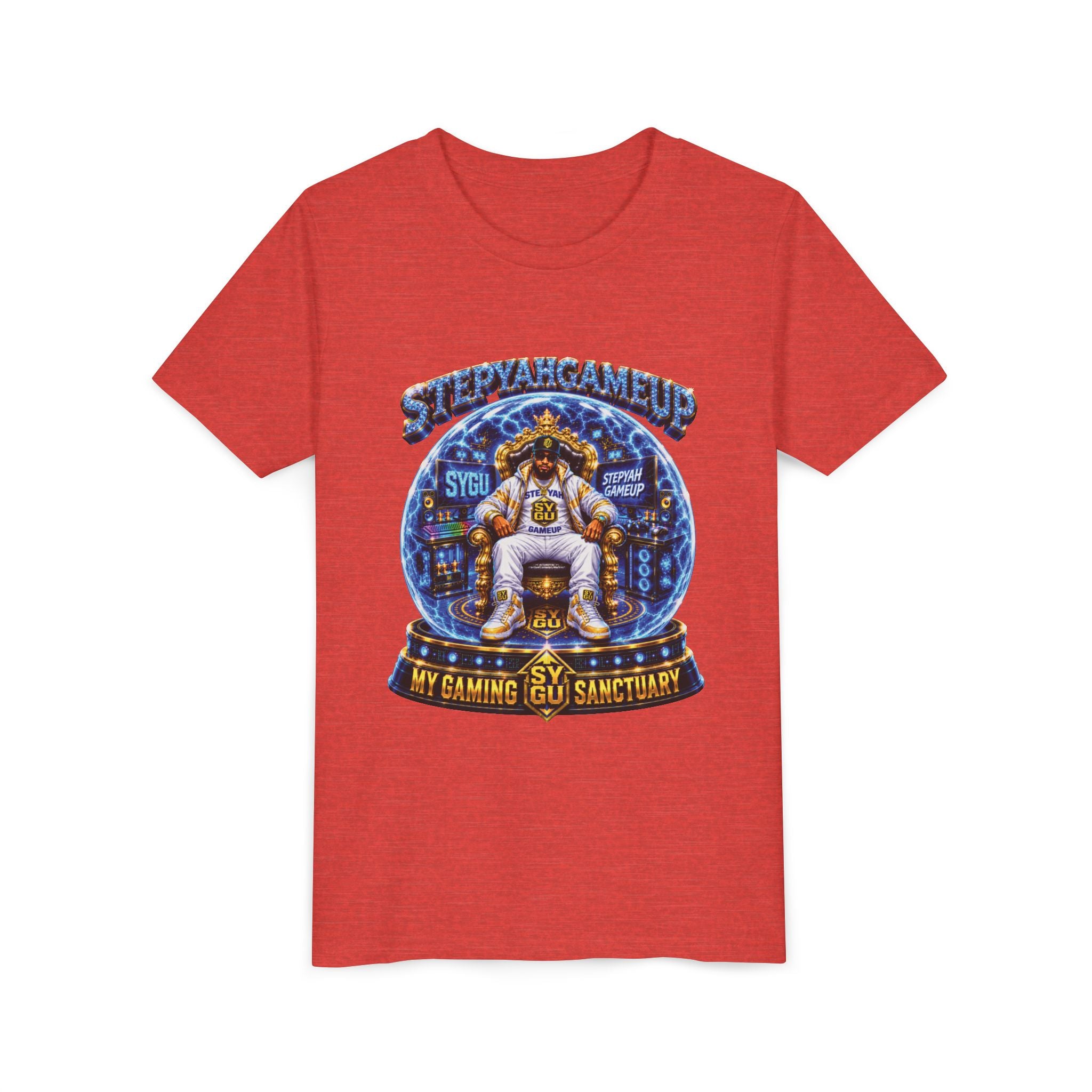 StepYahGameUp — My Gaming Sanctuary | Unisex Youth Tee