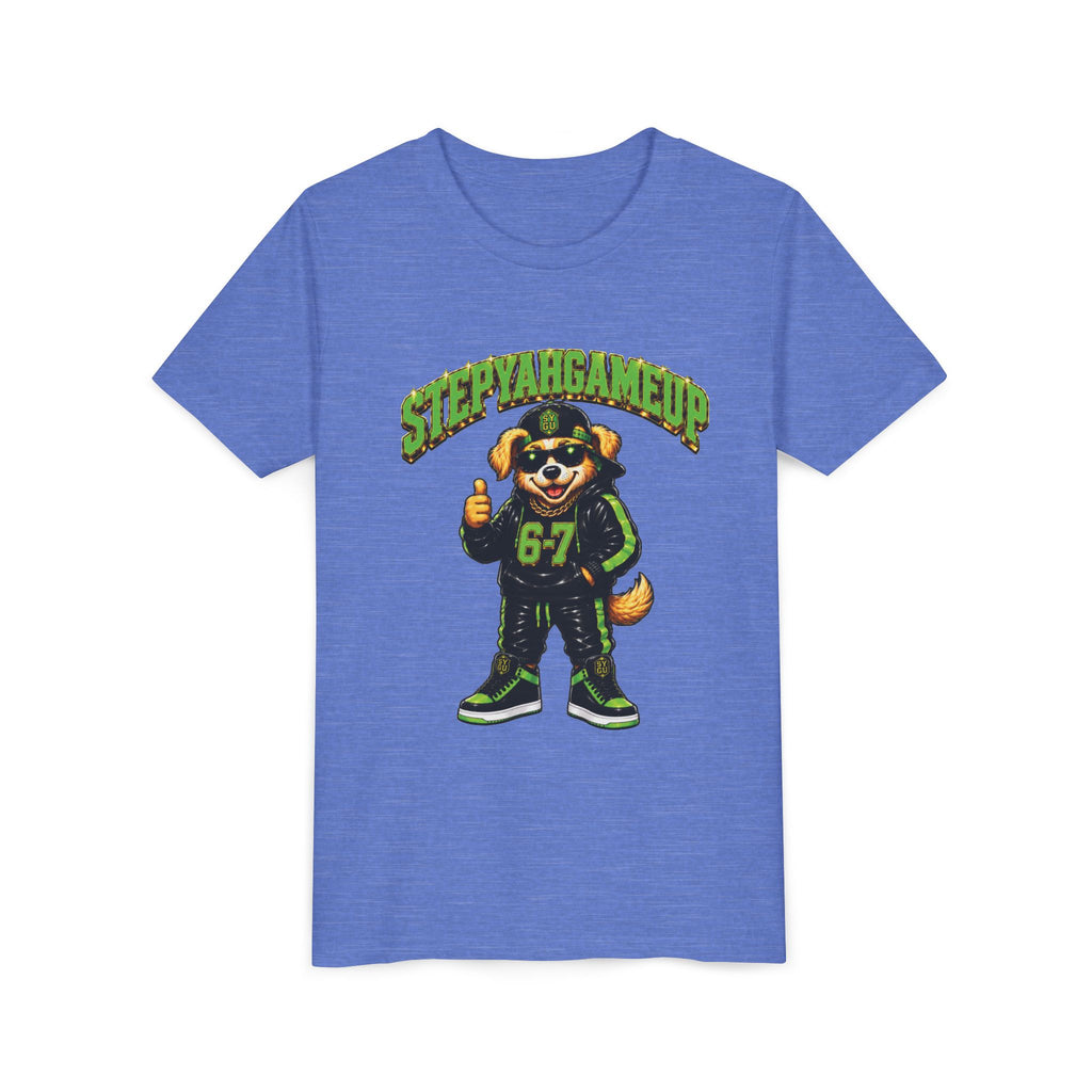 StepYahGameUp — SYGU Dog | 6-7 Green Edition | Unisex Youth Tee