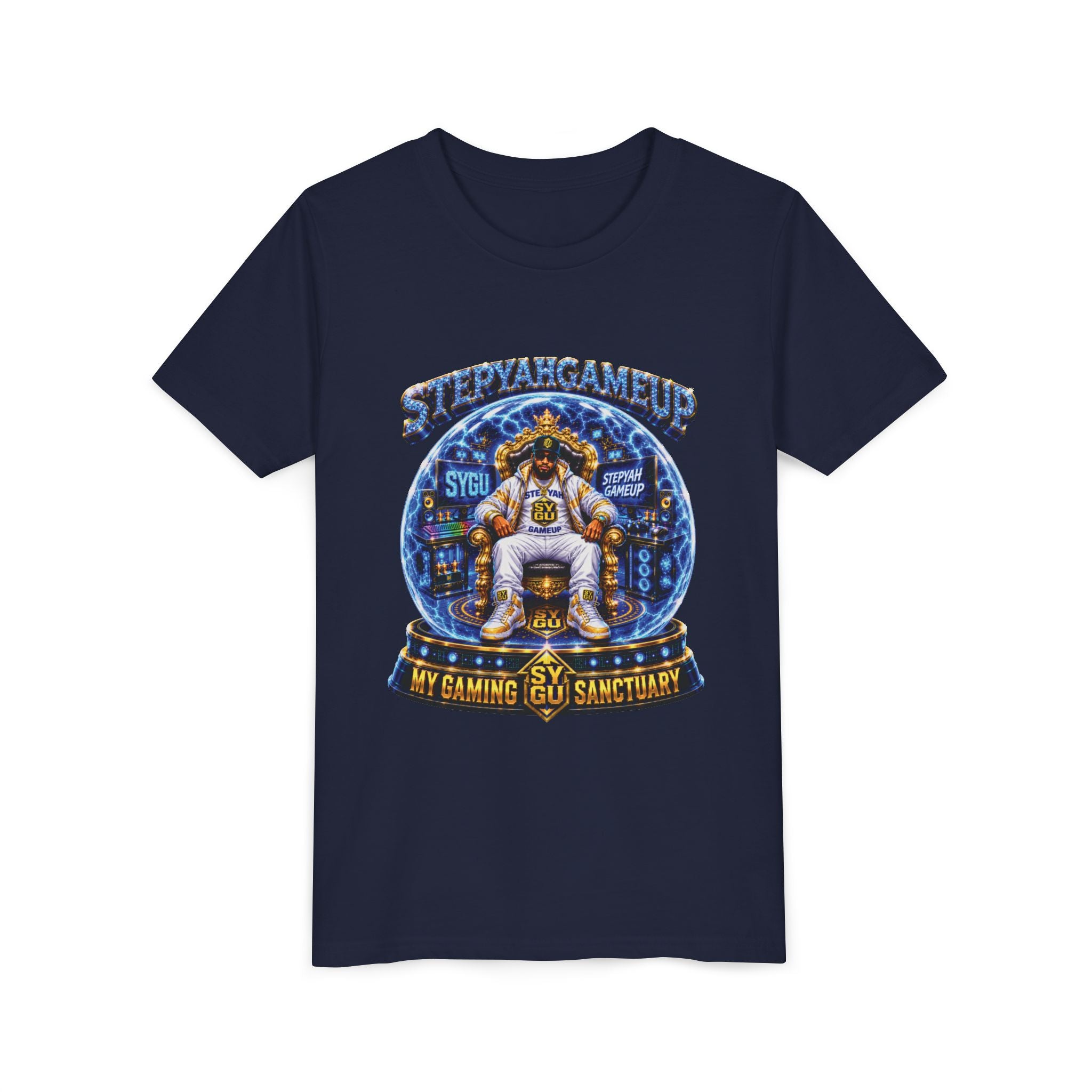 StepYahGameUp — My Gaming Sanctuary | Unisex Youth Tee