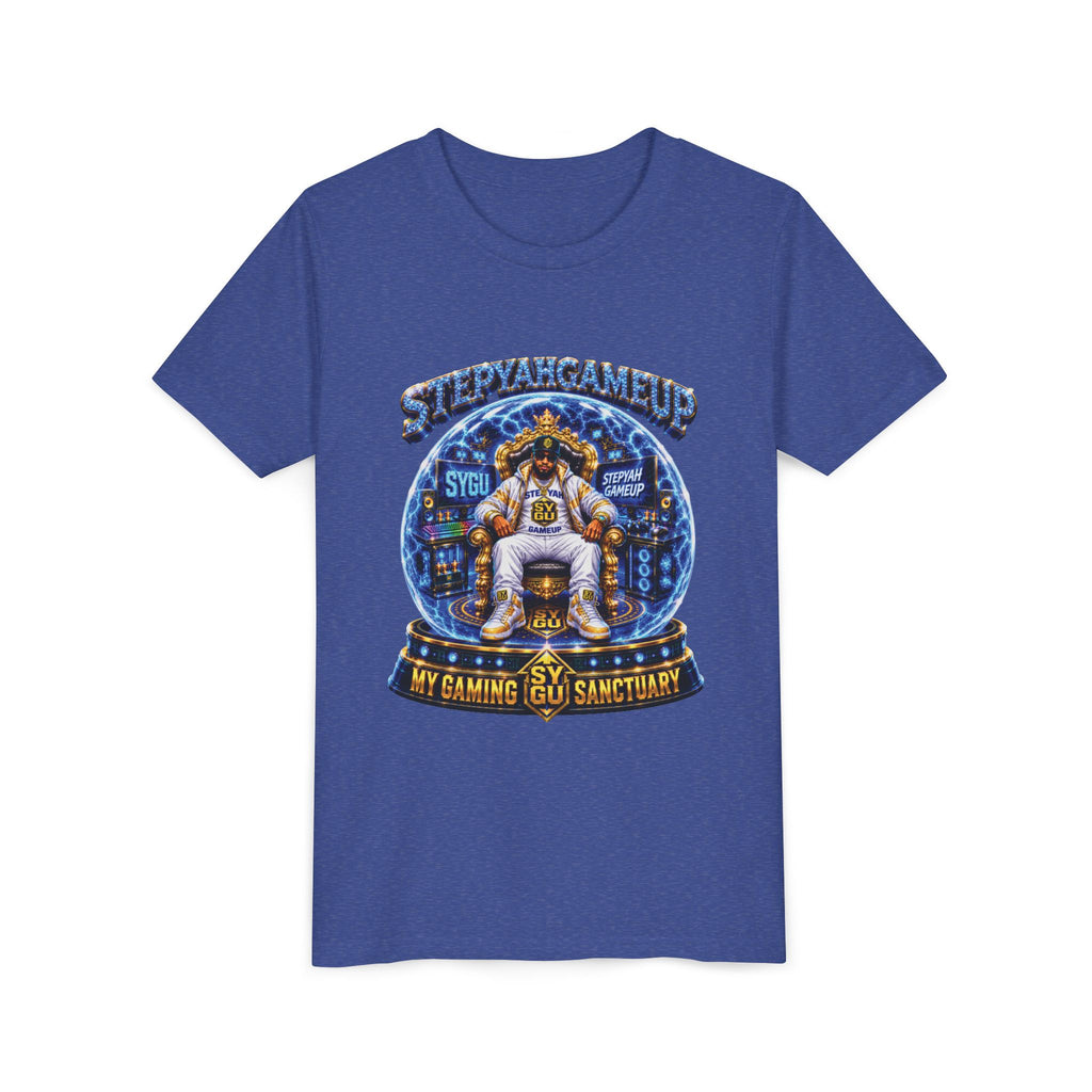 StepYahGameUp — My Gaming Sanctuary | Unisex Youth Tee
