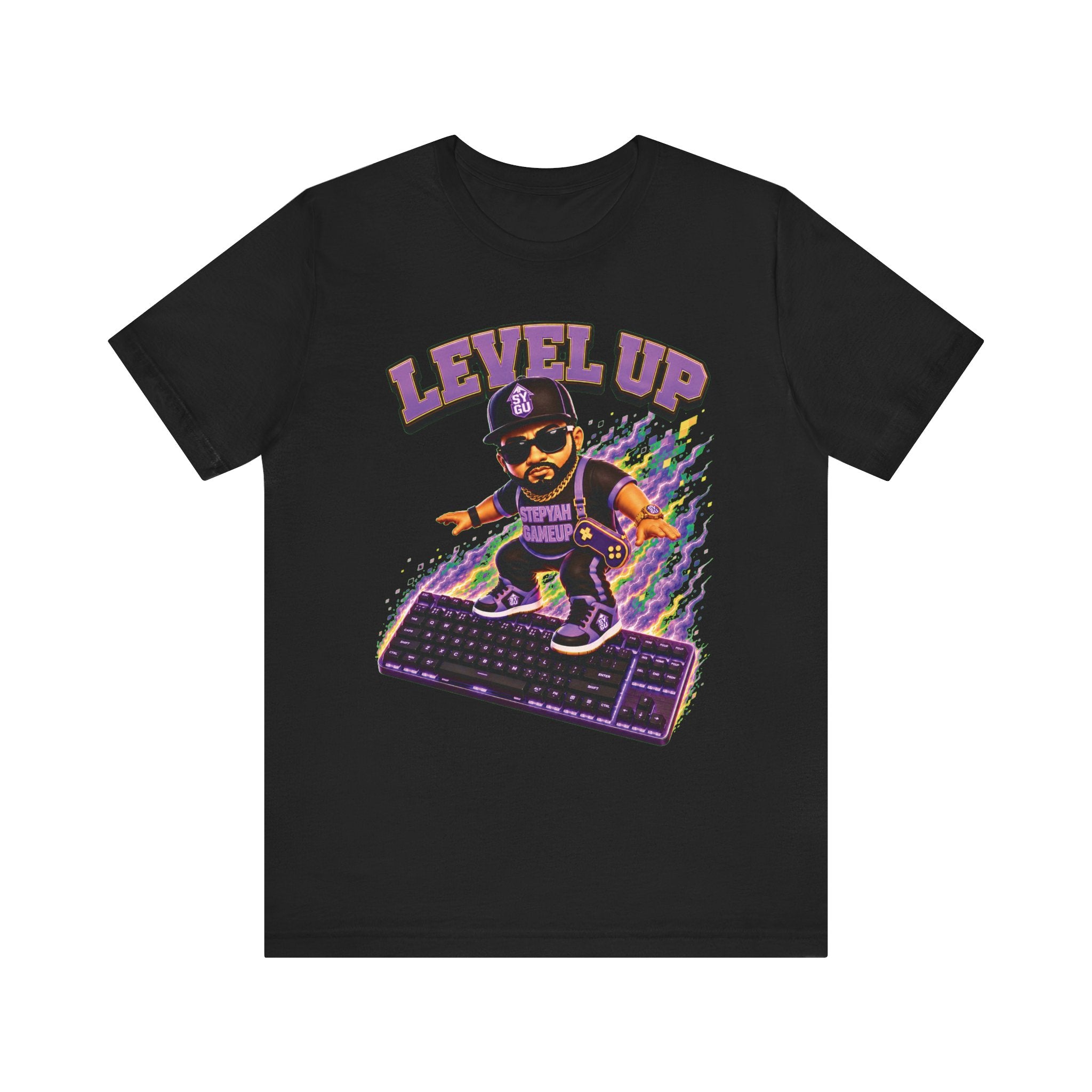 StepYahGameUp — Level Up | Keyboard Rider | Unisex Tee