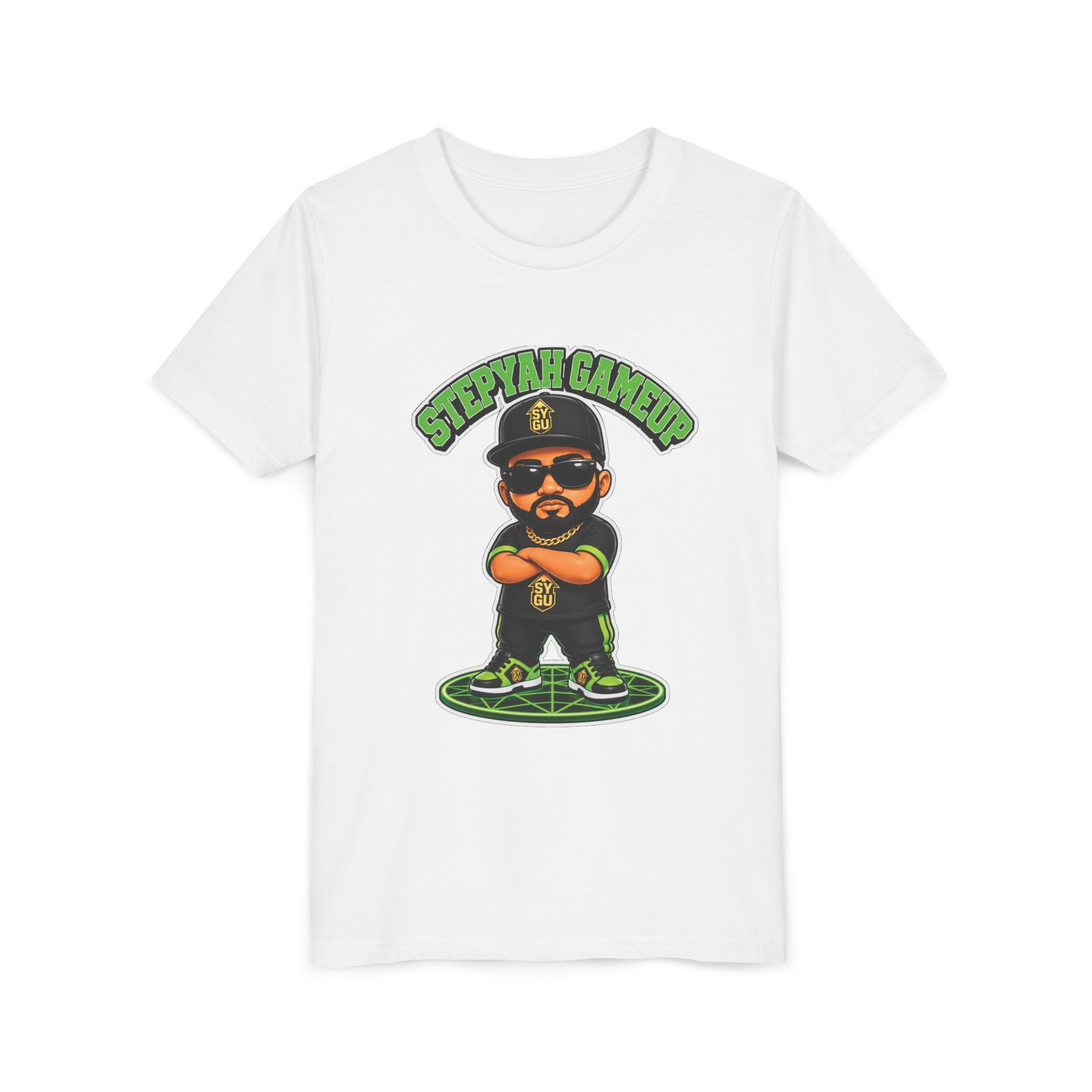 StepYahGameUp — Stumble Step Green Edition | Youth Tee