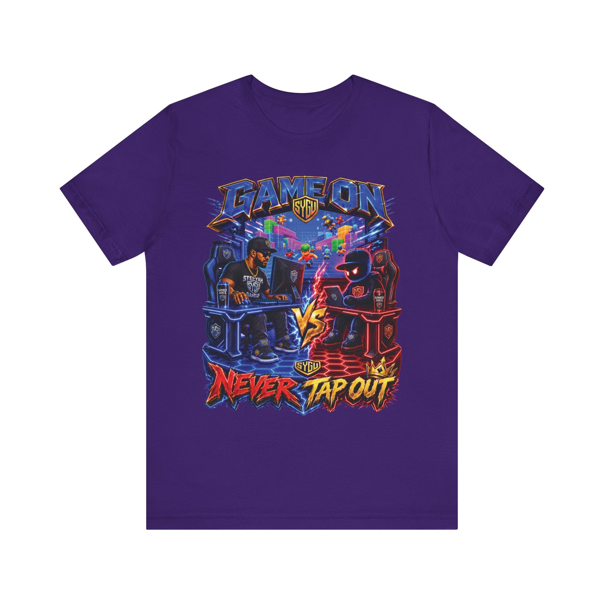 StepYahGameUp — Game On Never Tap Out | Unisex Tee
