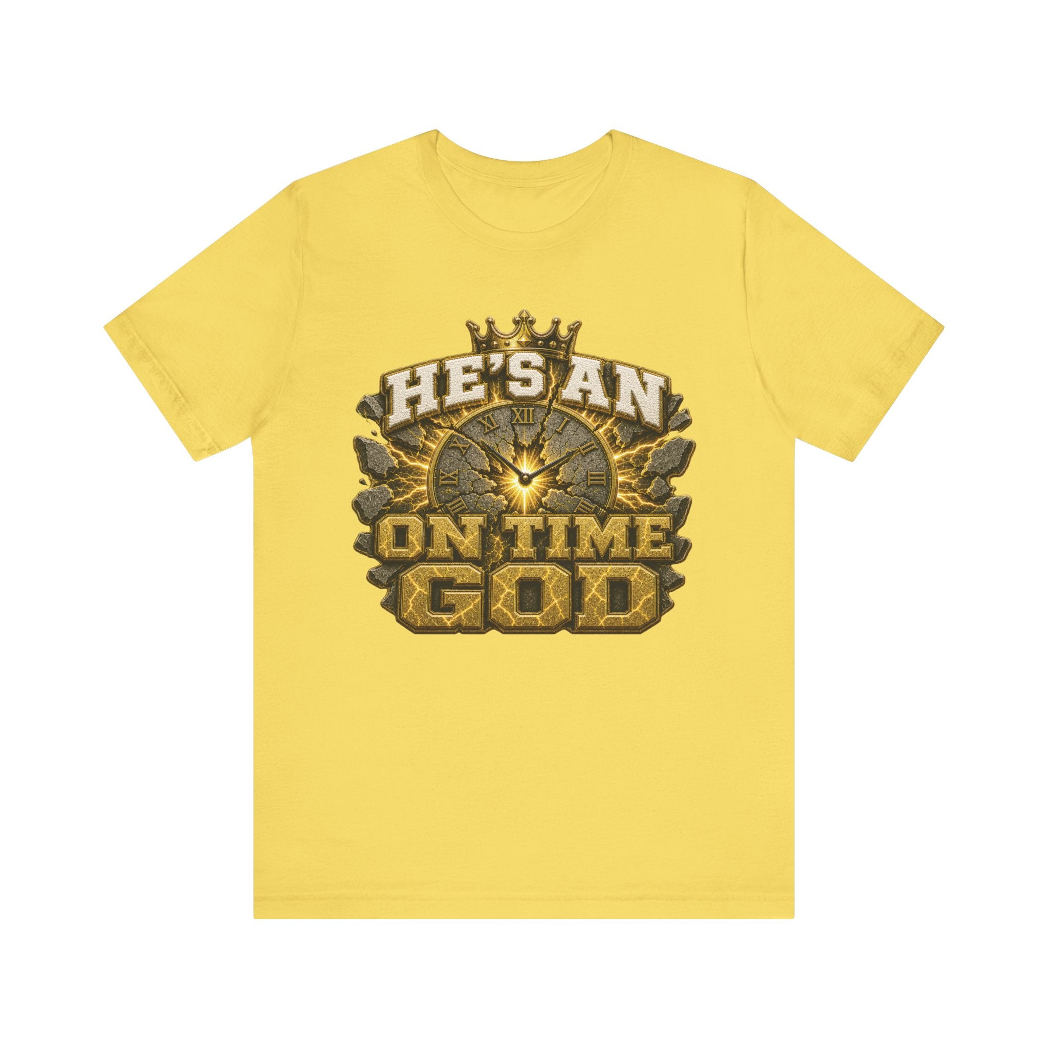 Walk By Faith ✝️ — He's An On Time God | Unisex Tee