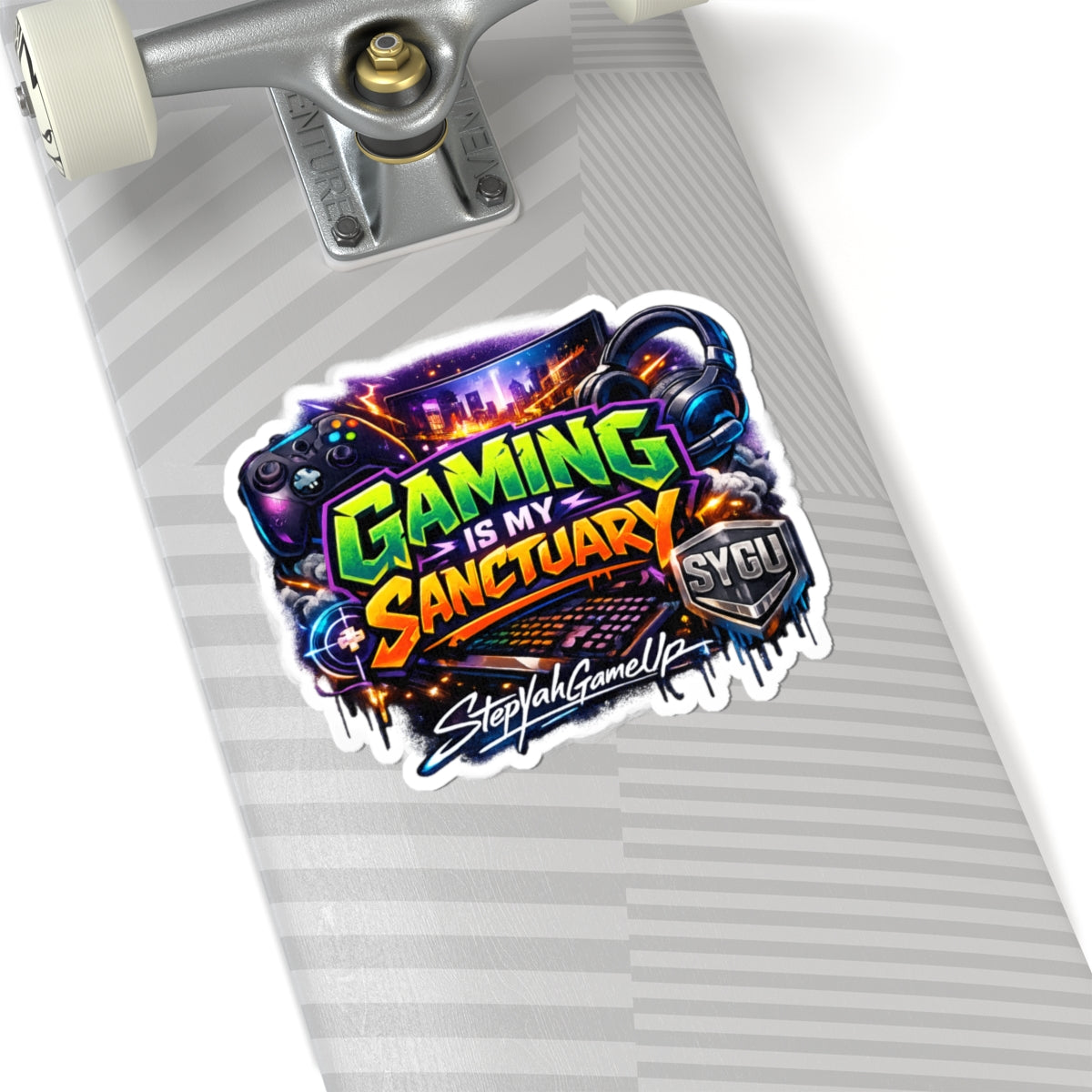 🎮 Gaming Is My Sanctuary | Kiss-Cut Sticker
