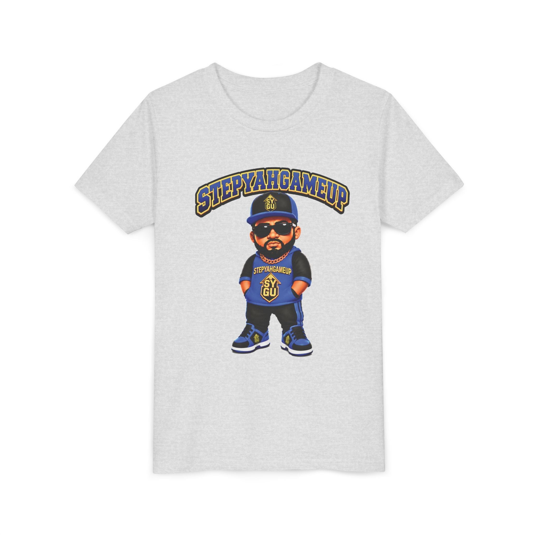 StepYahGameUp — Stumble Step | Hands In Pockets | Unisex Youth Tee