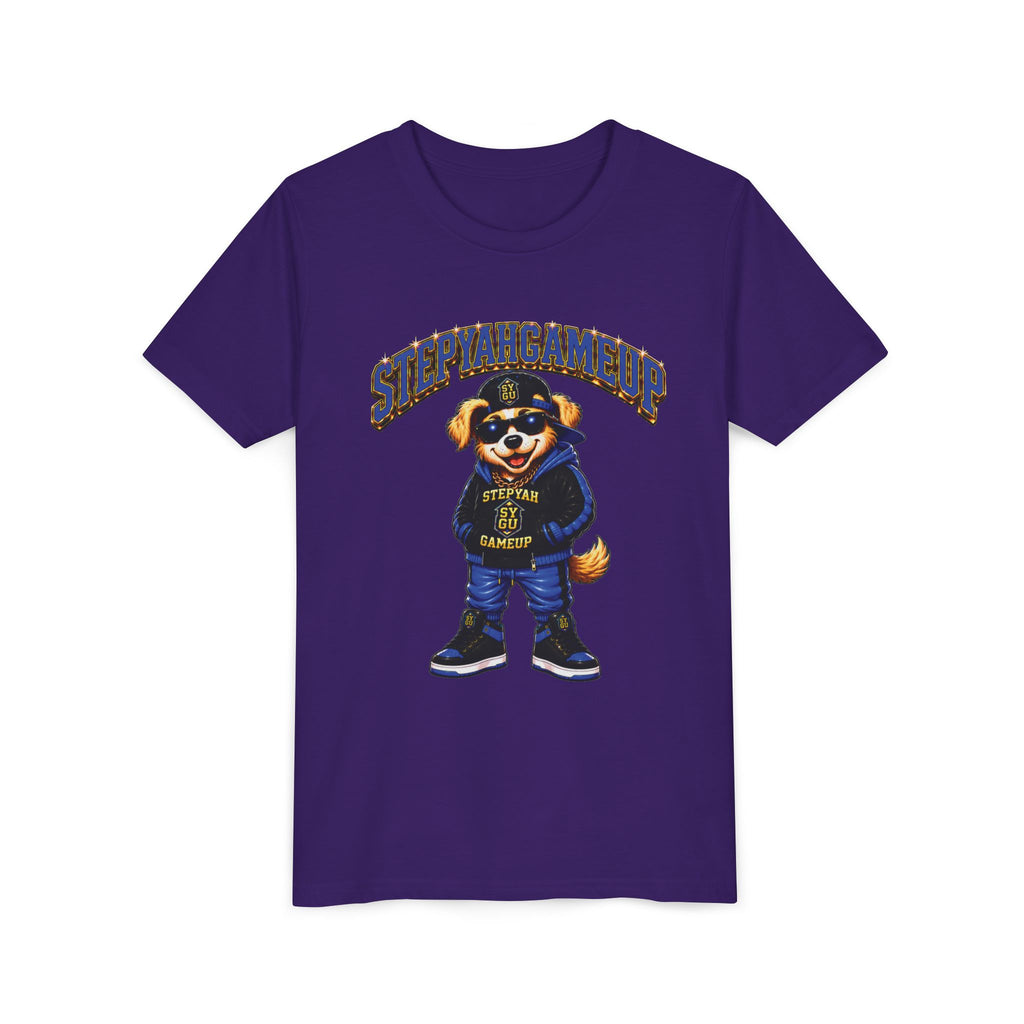 StepYahGameUp — SYGU Dog | Blue Edition | Unisex Youth Tee