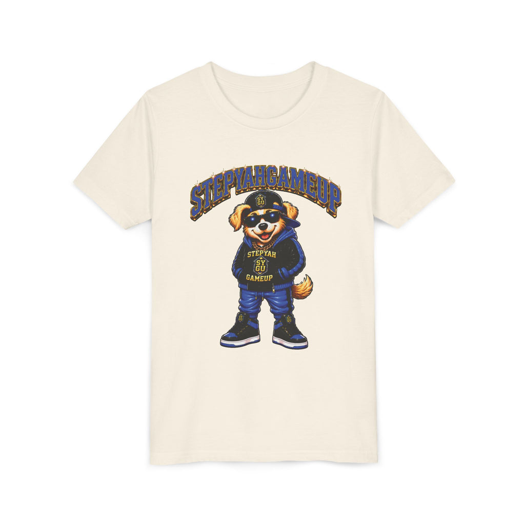 StepYahGameUp — SYGU Dog | Blue Edition | Unisex Youth Tee