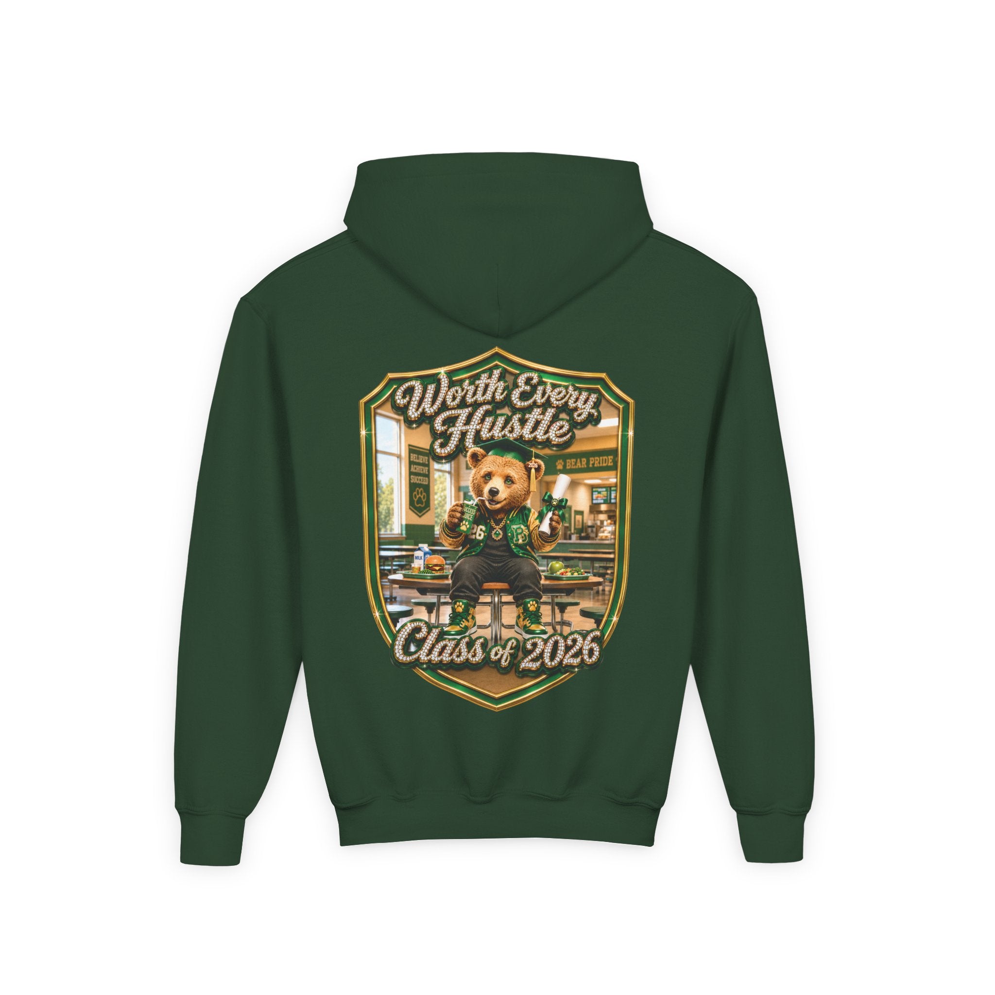 Little Barrett Youth Hoodie — Worth Every Hustle