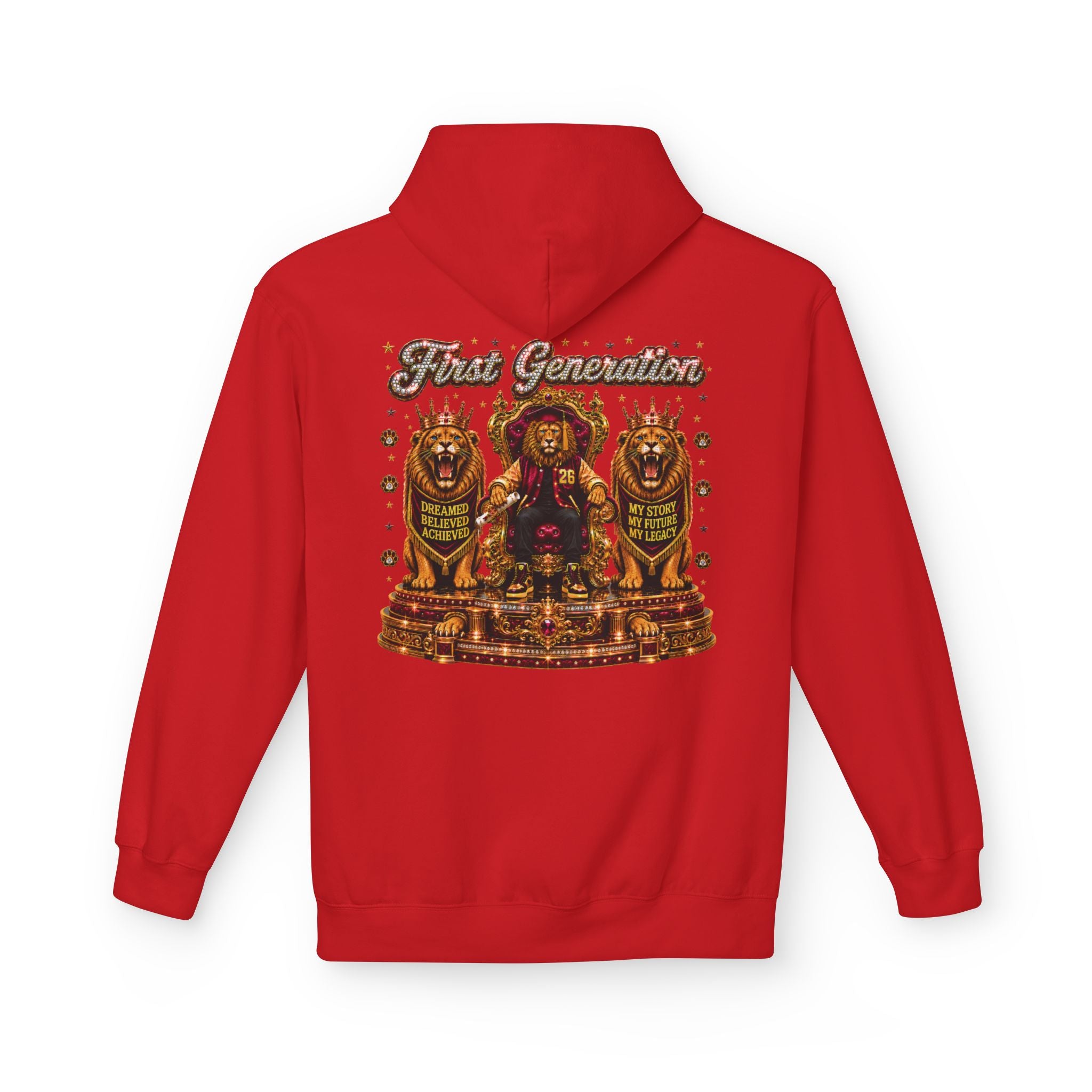 The King Miko Unisex   Hoodie — Class of 2026 | First Generation Graduate