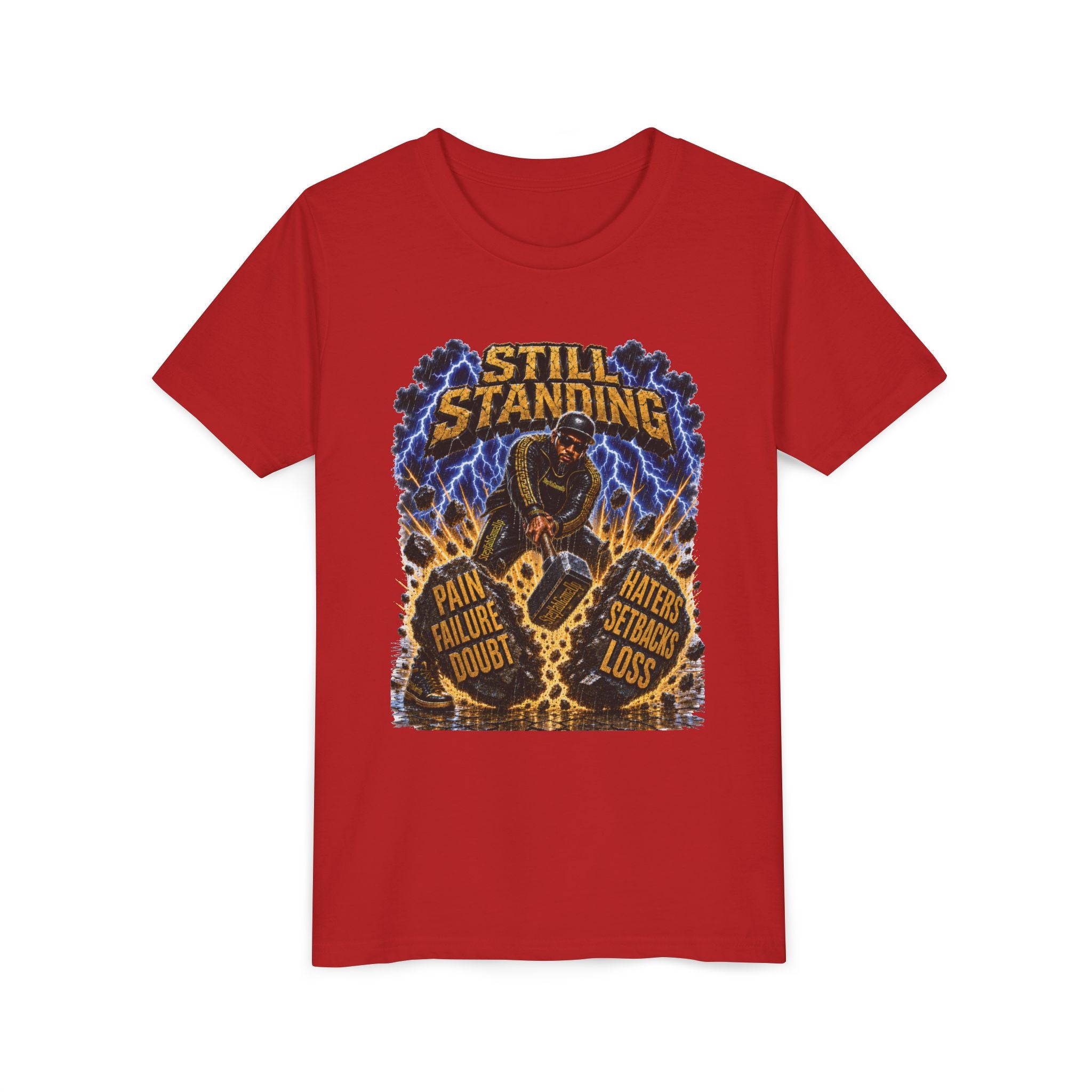 StepYahGameUp — Still Standing | Youth Tee