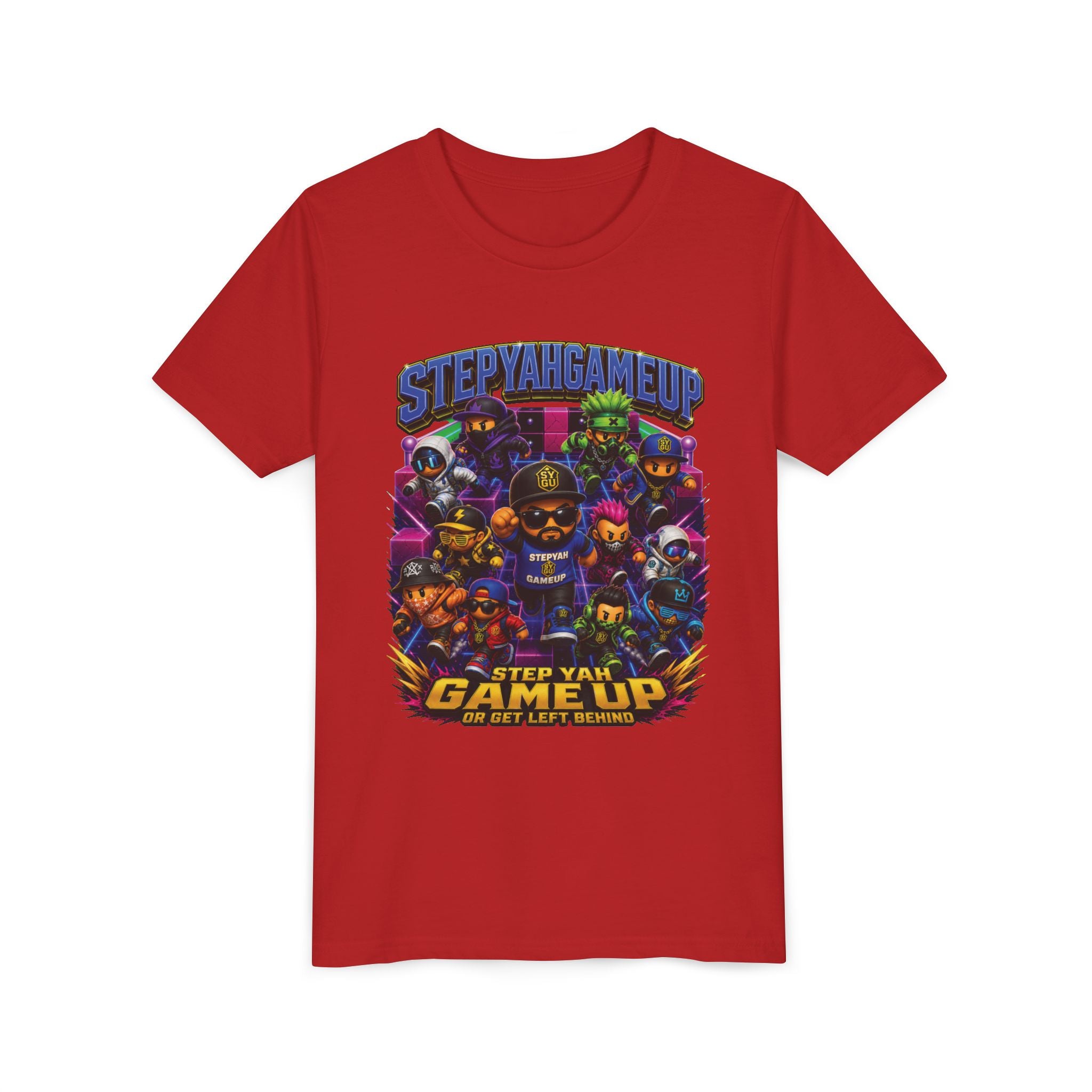 StepYahGameUp — Step Yah Game Up Or Get Left Behind | Unisex Youth Tee