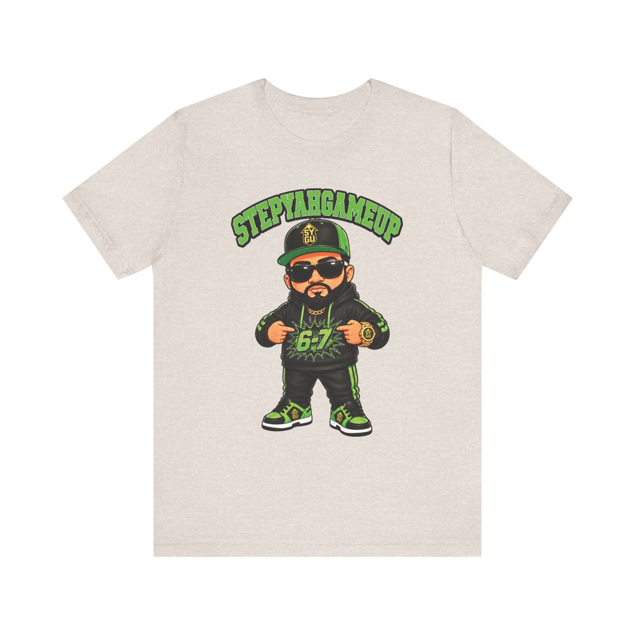 StepYahGameUp — Stumble Step 6-7 | Green Edition | Unisex Tee