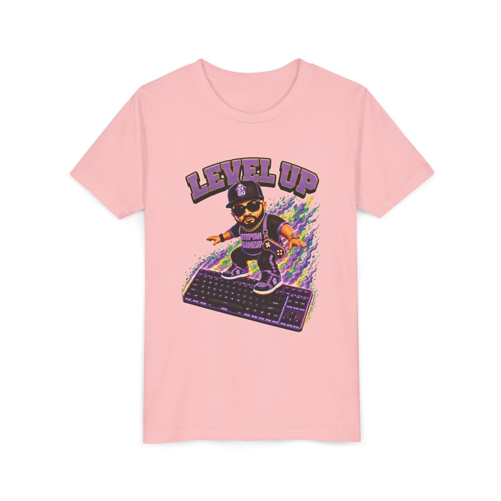 StepYahGameUp — Level Up | Keyboard Rider | Unisex Youth Tee