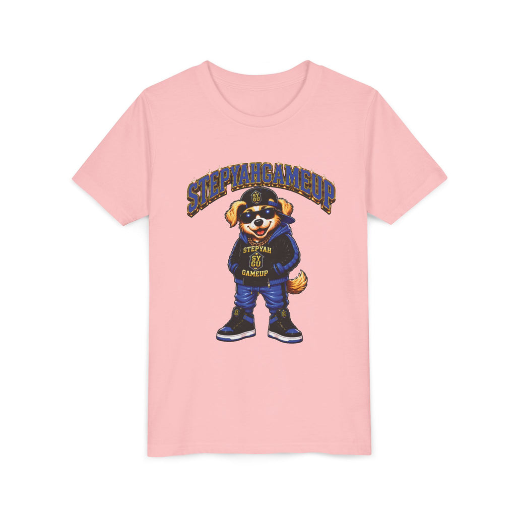StepYahGameUp — SYGU Dog | Blue Edition | Unisex Youth Tee
