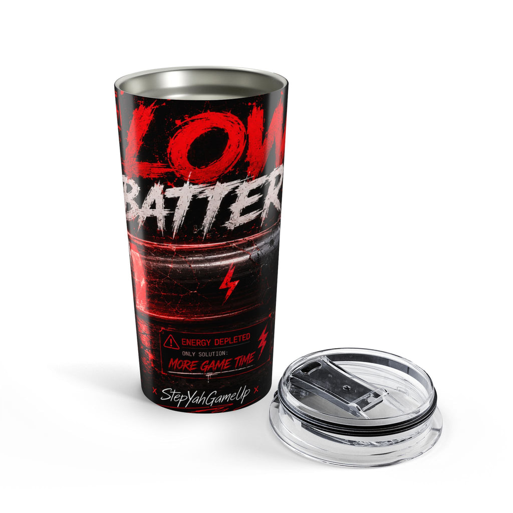 StepYahGameUp — Low Battery | 20oz Tumbler