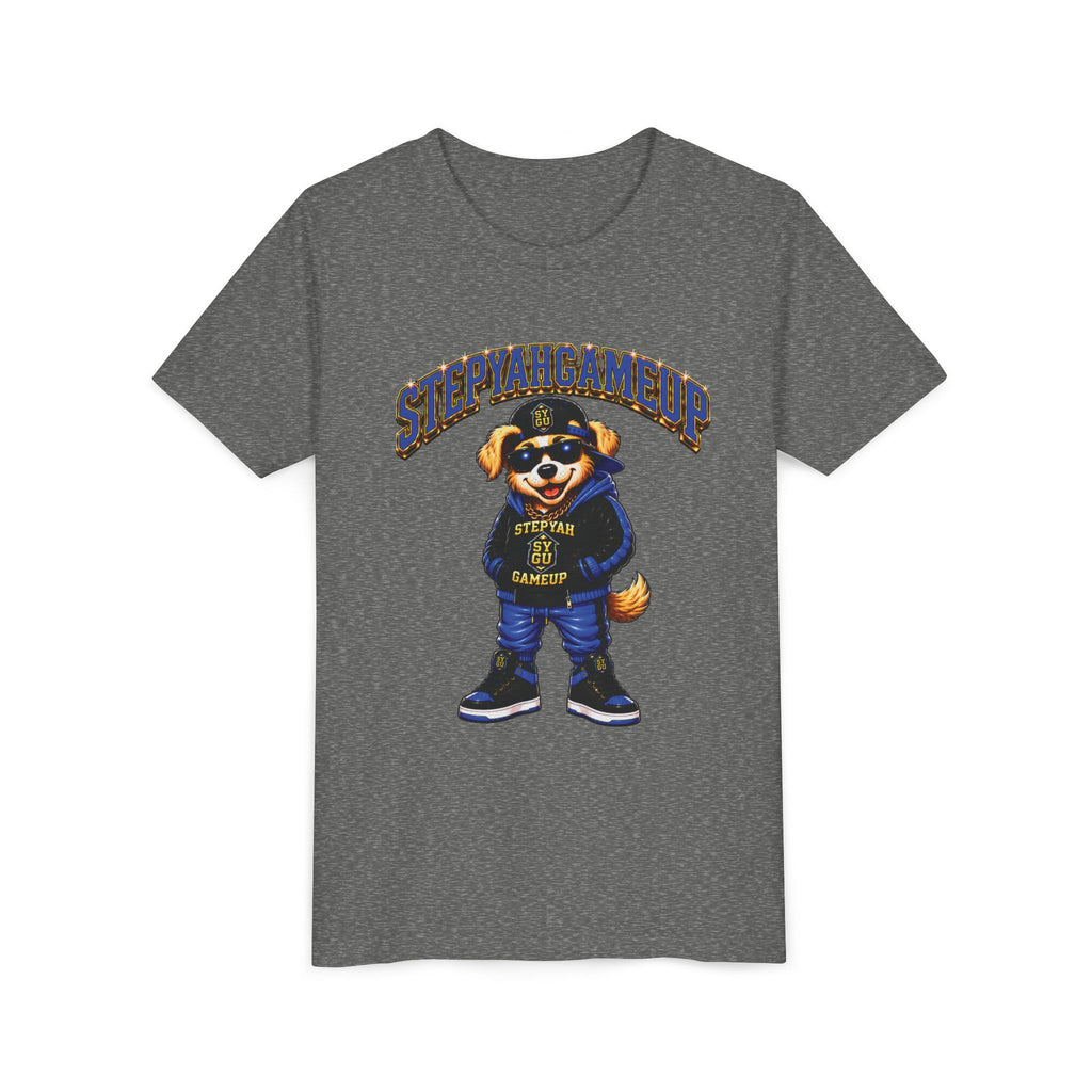 StepYahGameUp — SYGU Dog | Blue Edition | Unisex Youth Tee