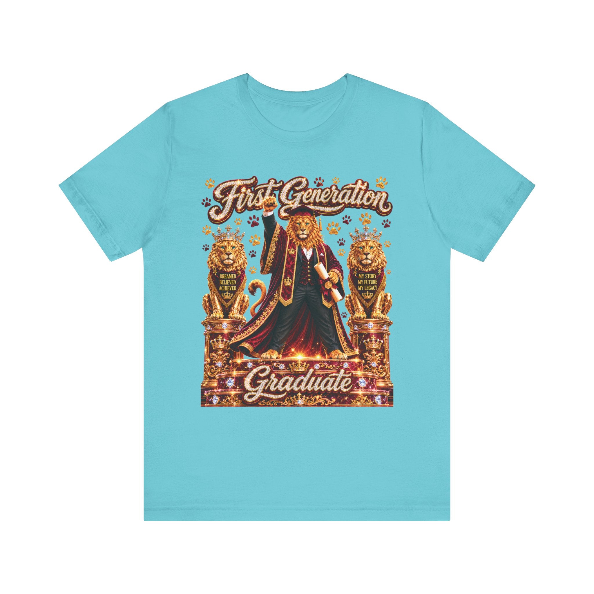 The King Miko Unisex Tee — First Generation Graduate