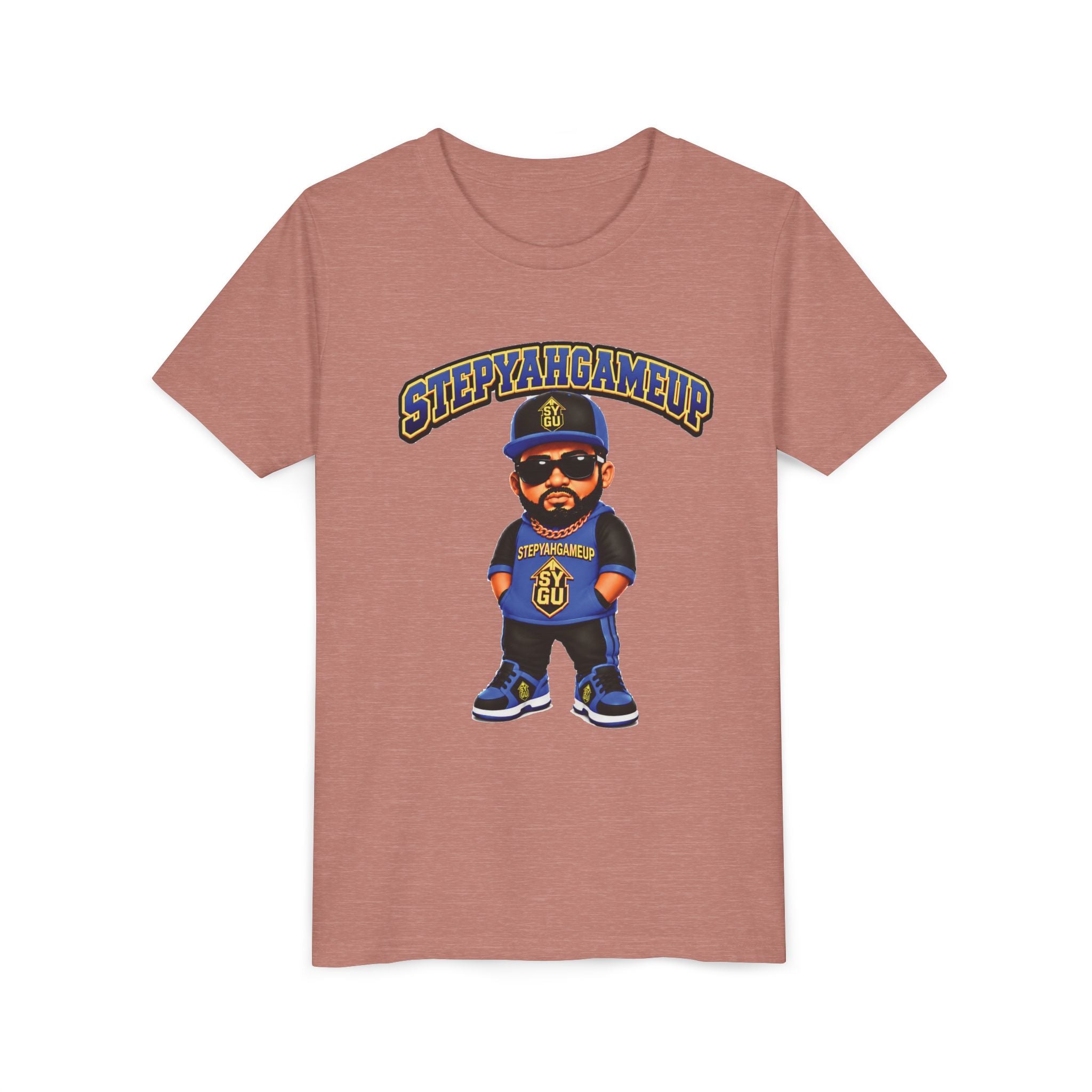 StepYahGameUp — Stumble Step | Hands In Pockets | Unisex Youth Tee