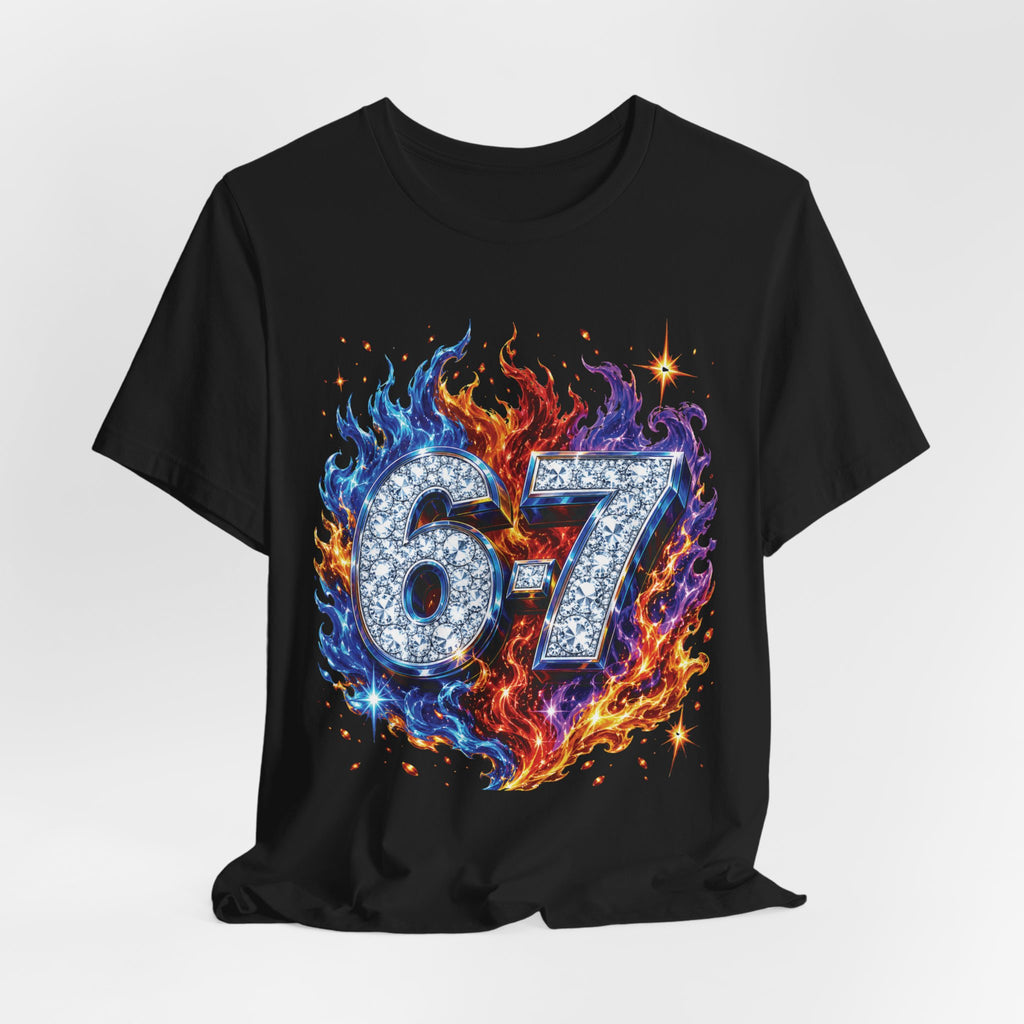 6-7 Unisex Tee — Flame Edition