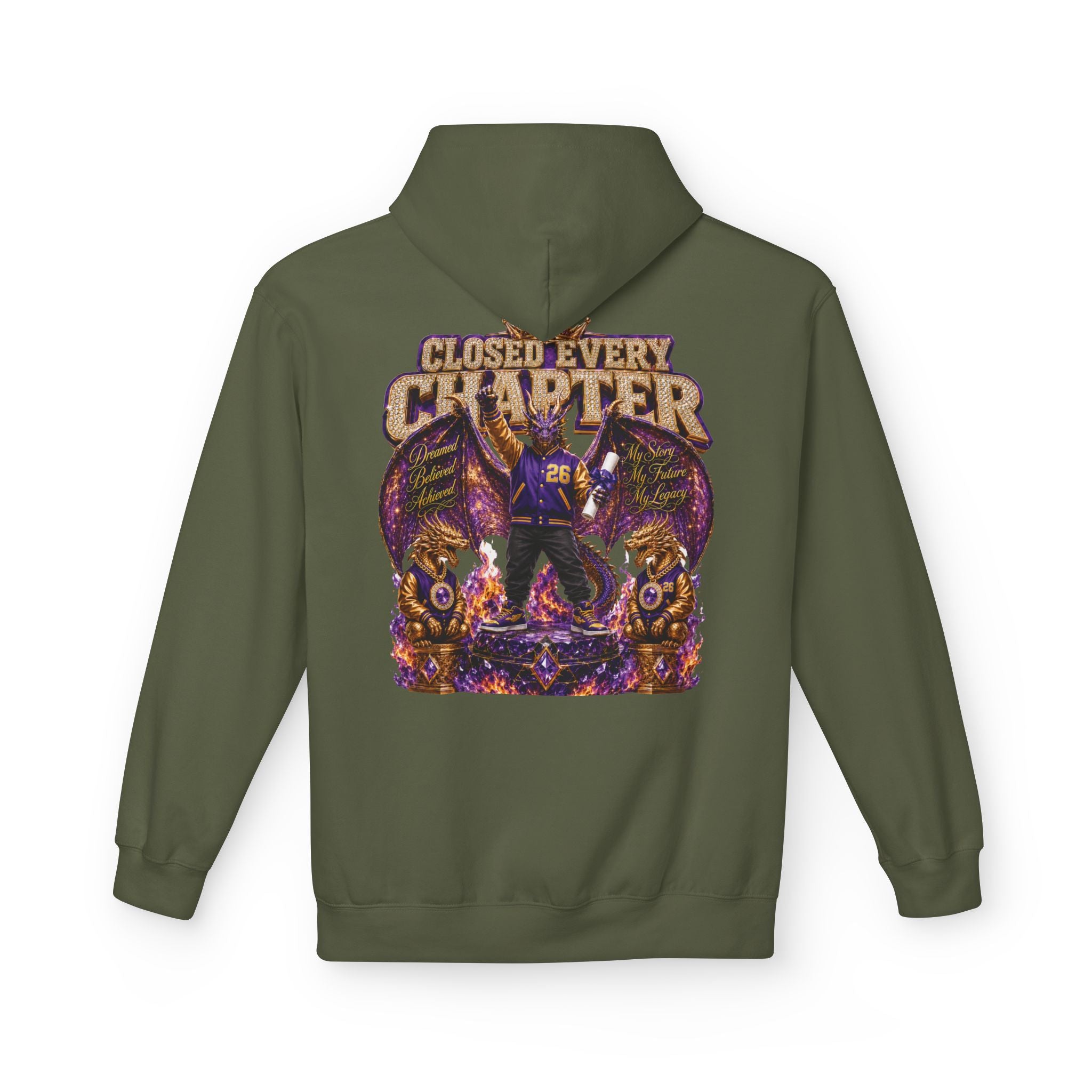 The Drake Unisex Hoodie — Closed Every Chapter