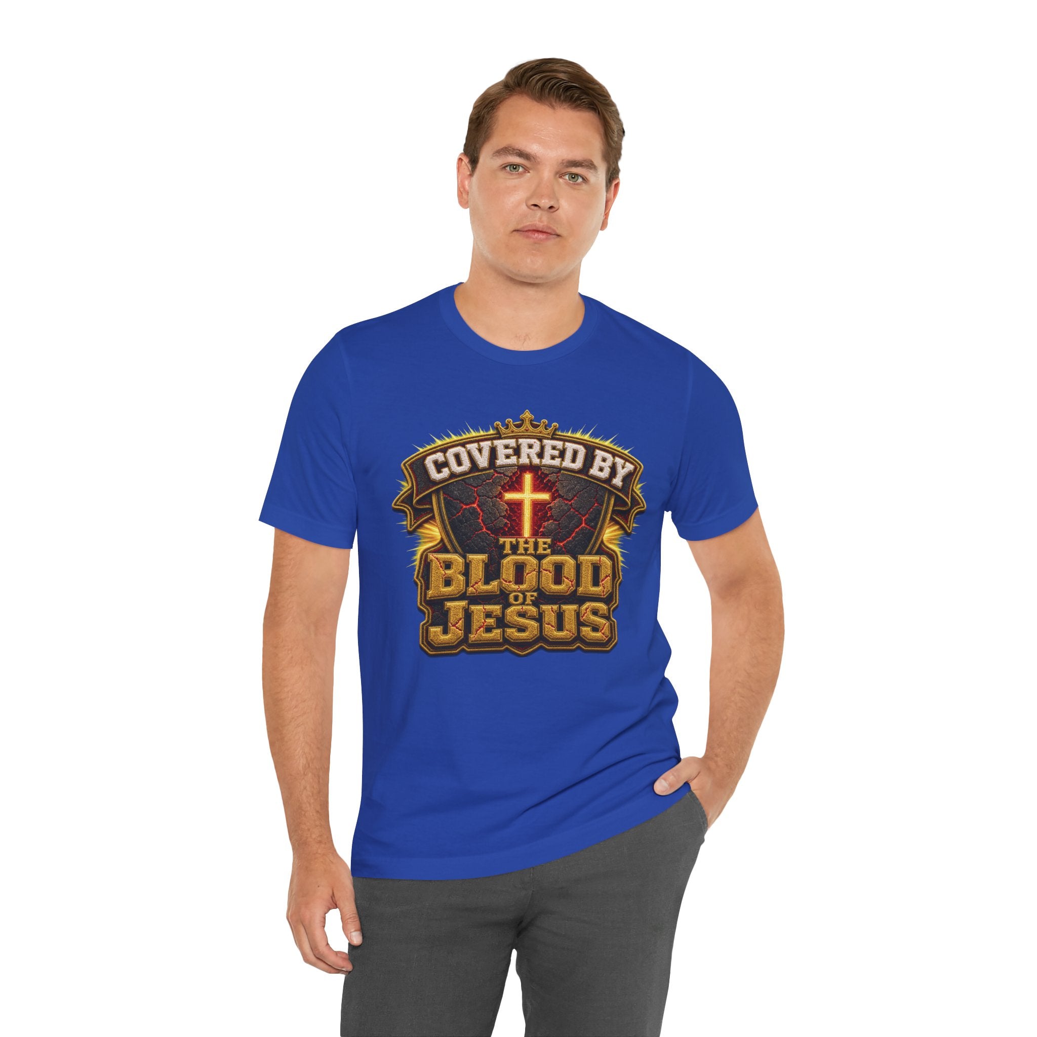 Walk By Faith ✝️ — Covered By The Blood Of Jesus | Unisex Tee