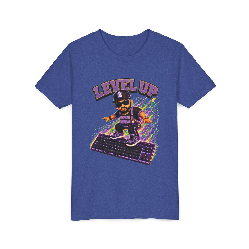 StepYahGameUp — Level Up | Keyboard Rider | Unisex Youth Tee